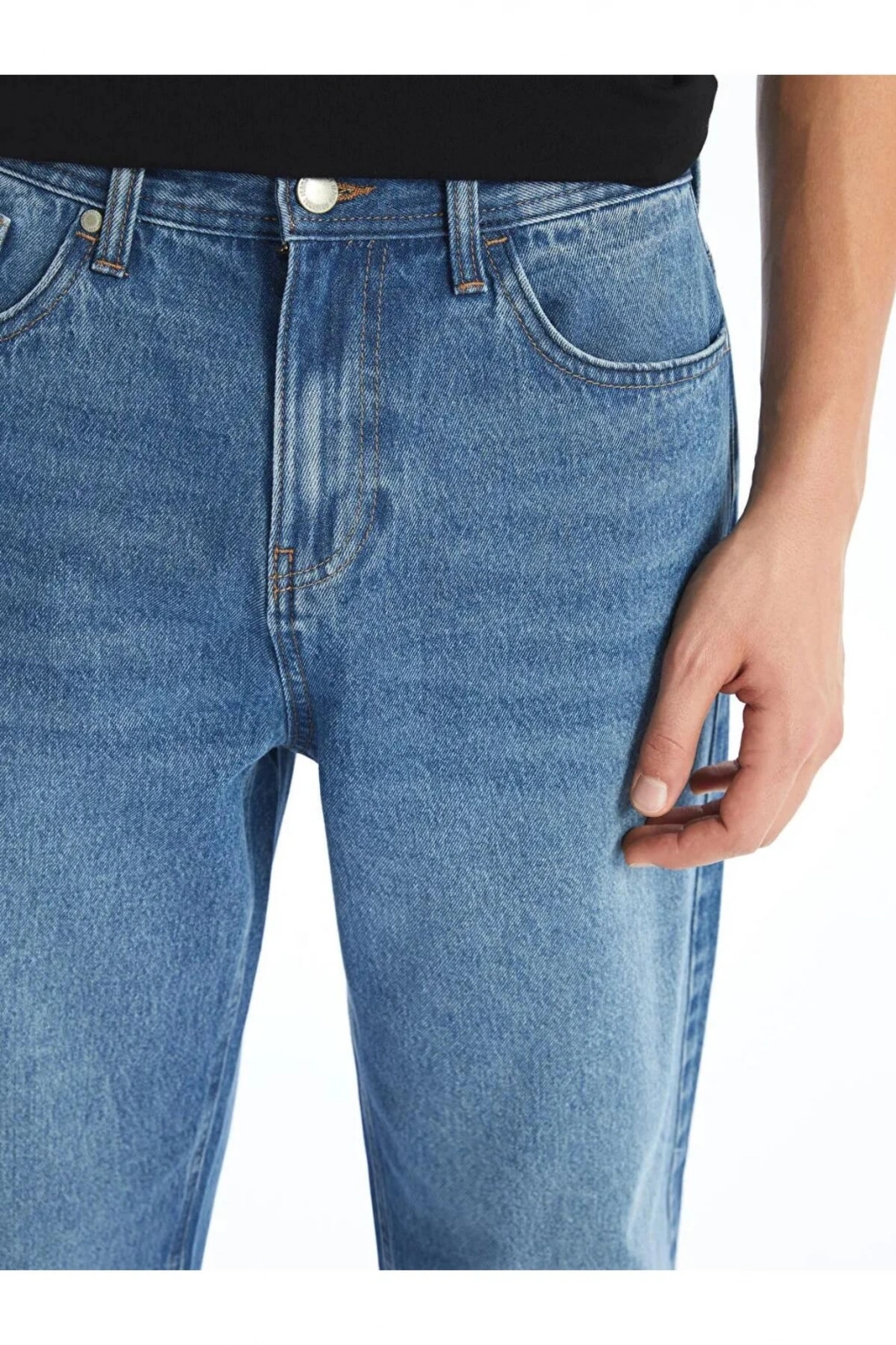 XSIDE Indigo Baggy Fit Erkek Jean Pantolon