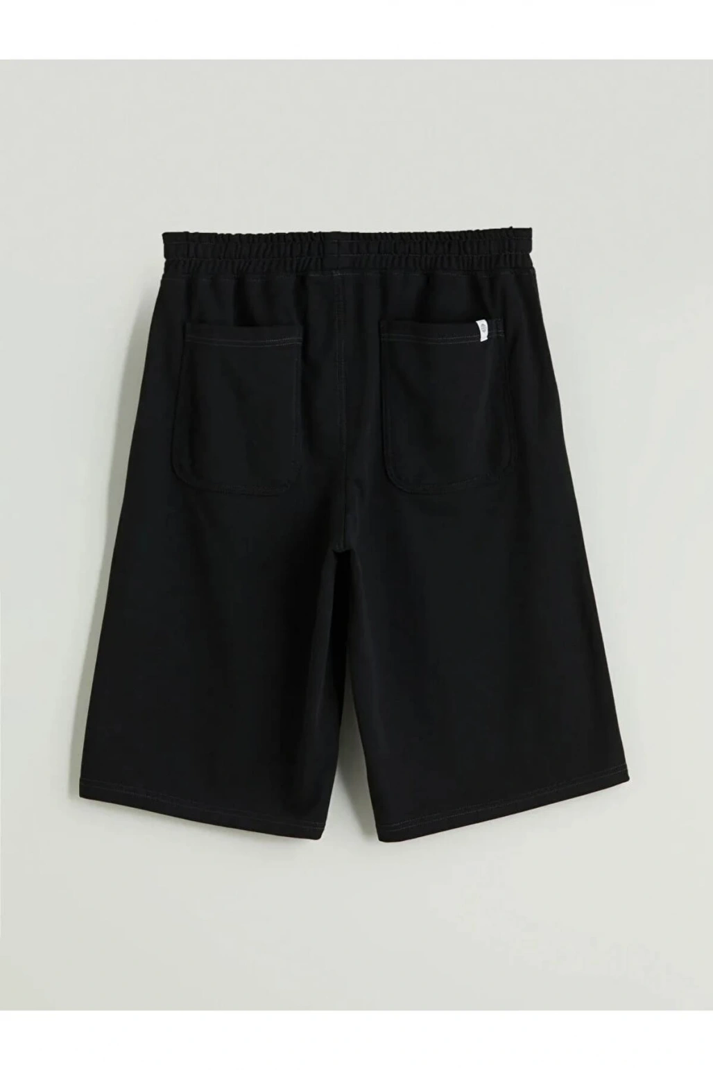 XSIDE Siyah Rahat Kalıp Erkek Şort