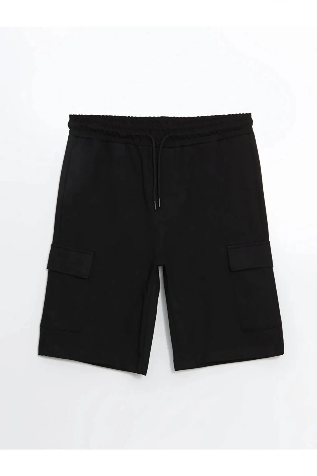 XSIDE Siyah Slim Fit Erkek Kargo Şort