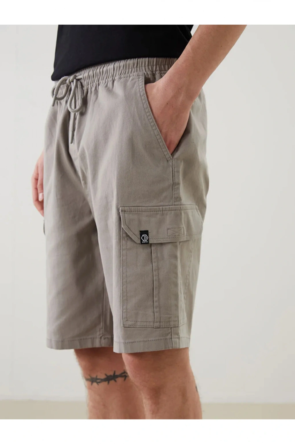 XSIDE Standart Kalıp Gabardin Erkek Kargo Şort