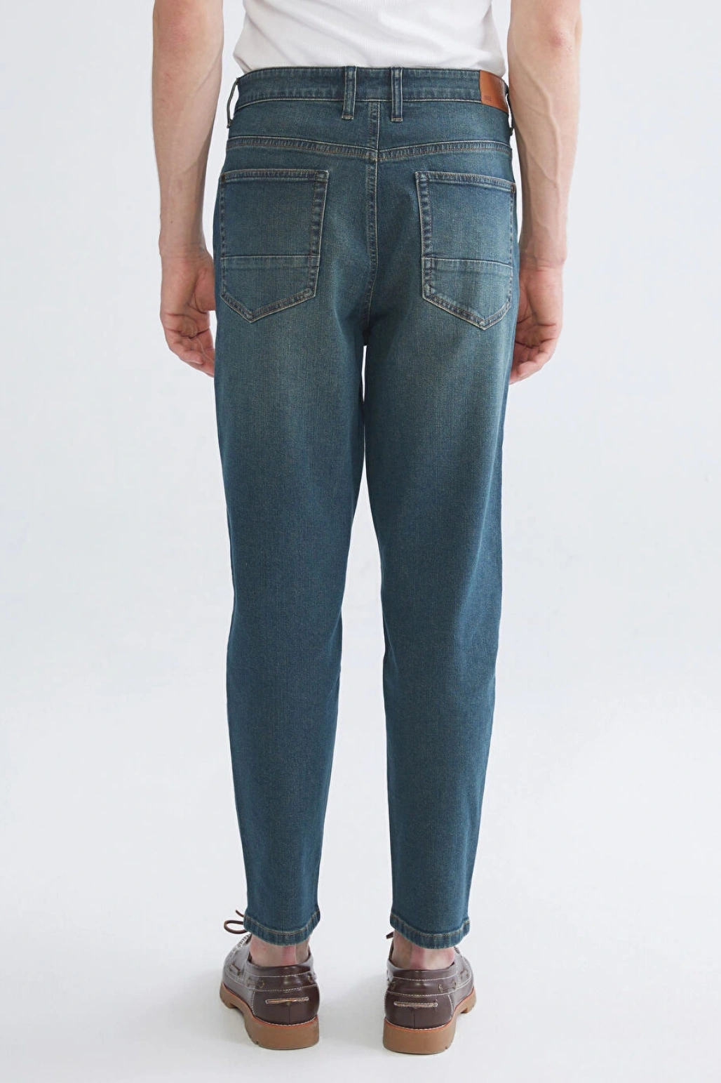 XSIDE Yeşil Loose Fit Erkek Jean Pantolon