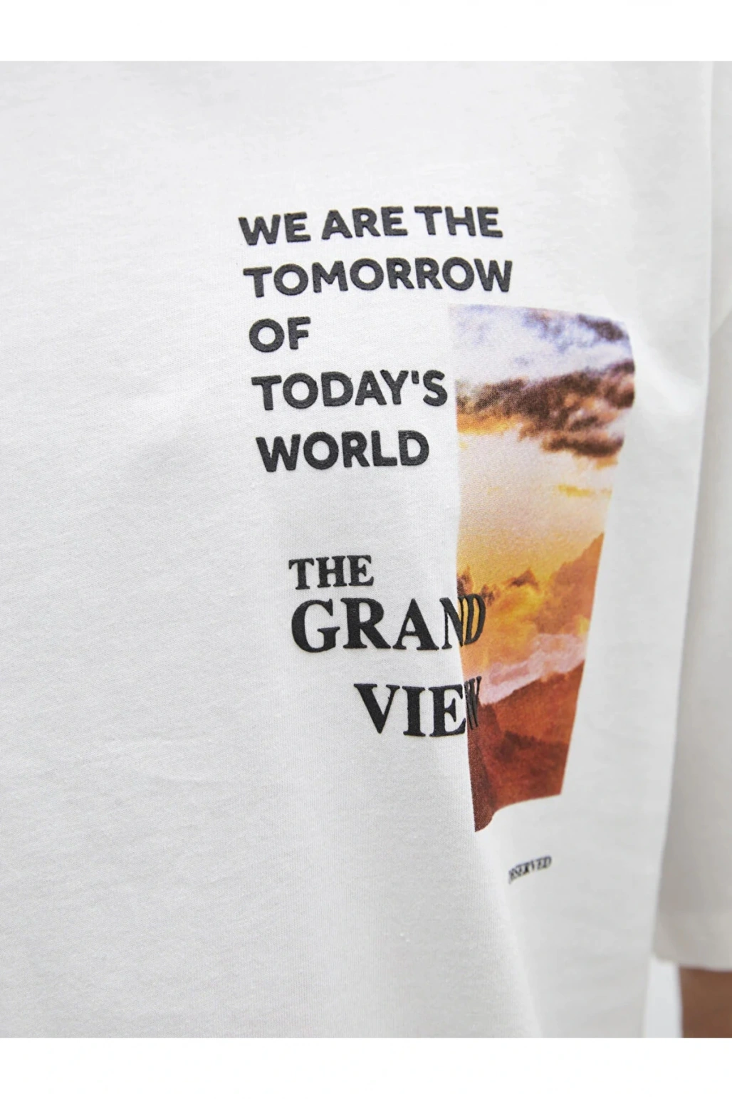 XSIDE Bisiklet Yaka Kısa Kollu Baskılı Penye Erkek Tişört