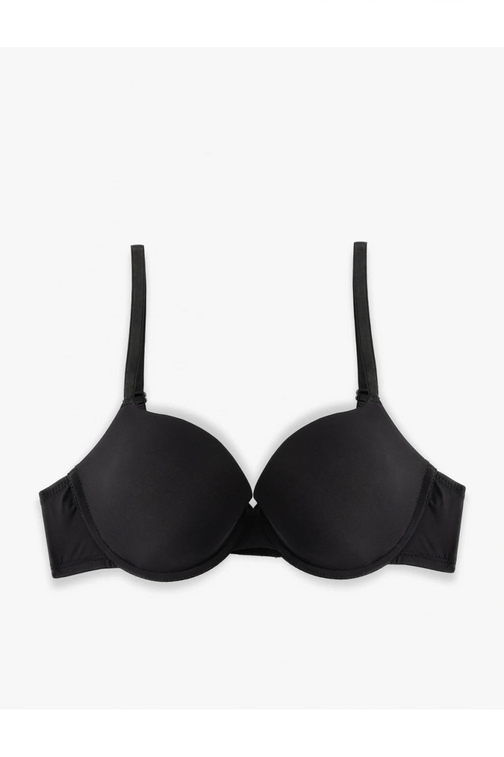 Yarım Dolgulu Balenli Kaplı Push Up Sütyen