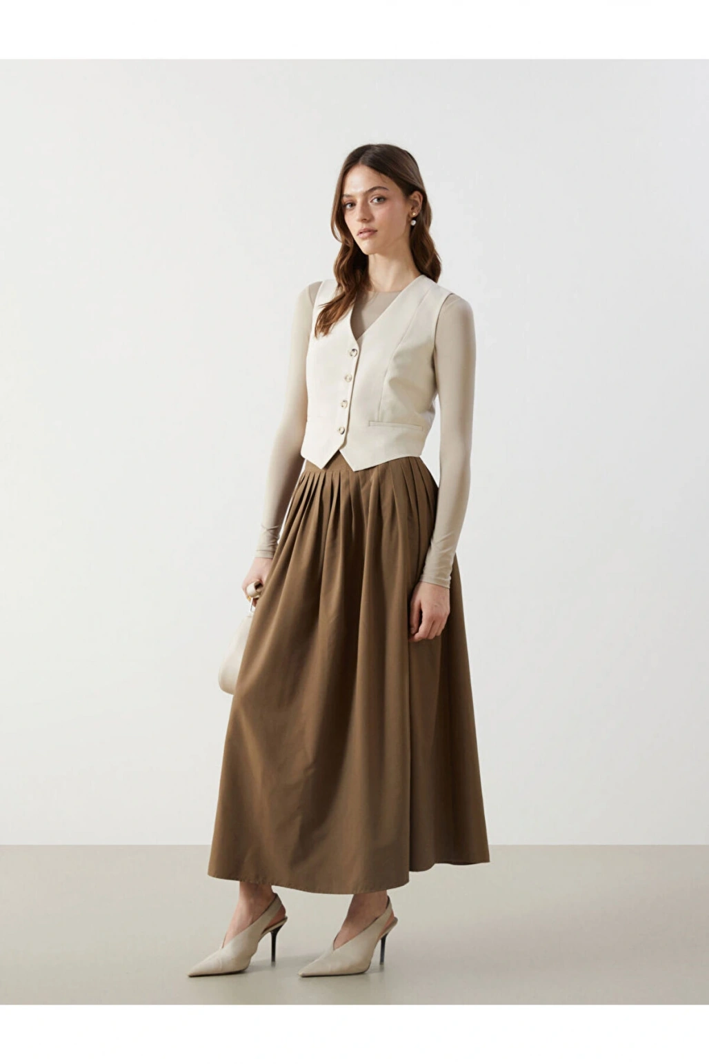 Yeni Sezon Loose Fit Kadin Klos Etek - S5KR79Z8