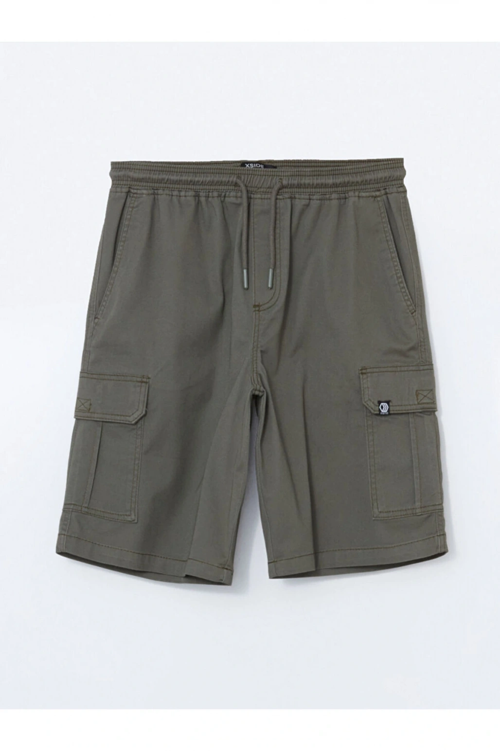 Yeni Sezon Standart Kalip Gabardin Erkek Kargo Sort - S55665Z8