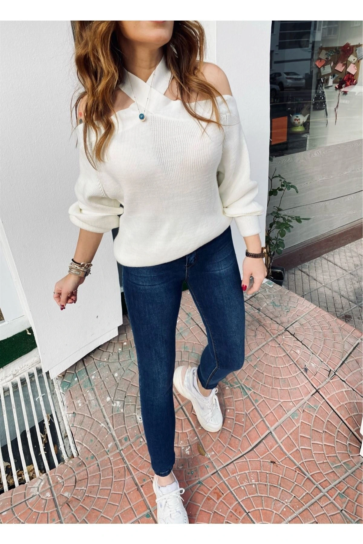 22y0565k1 Kadın Jean Pantolon Mavi