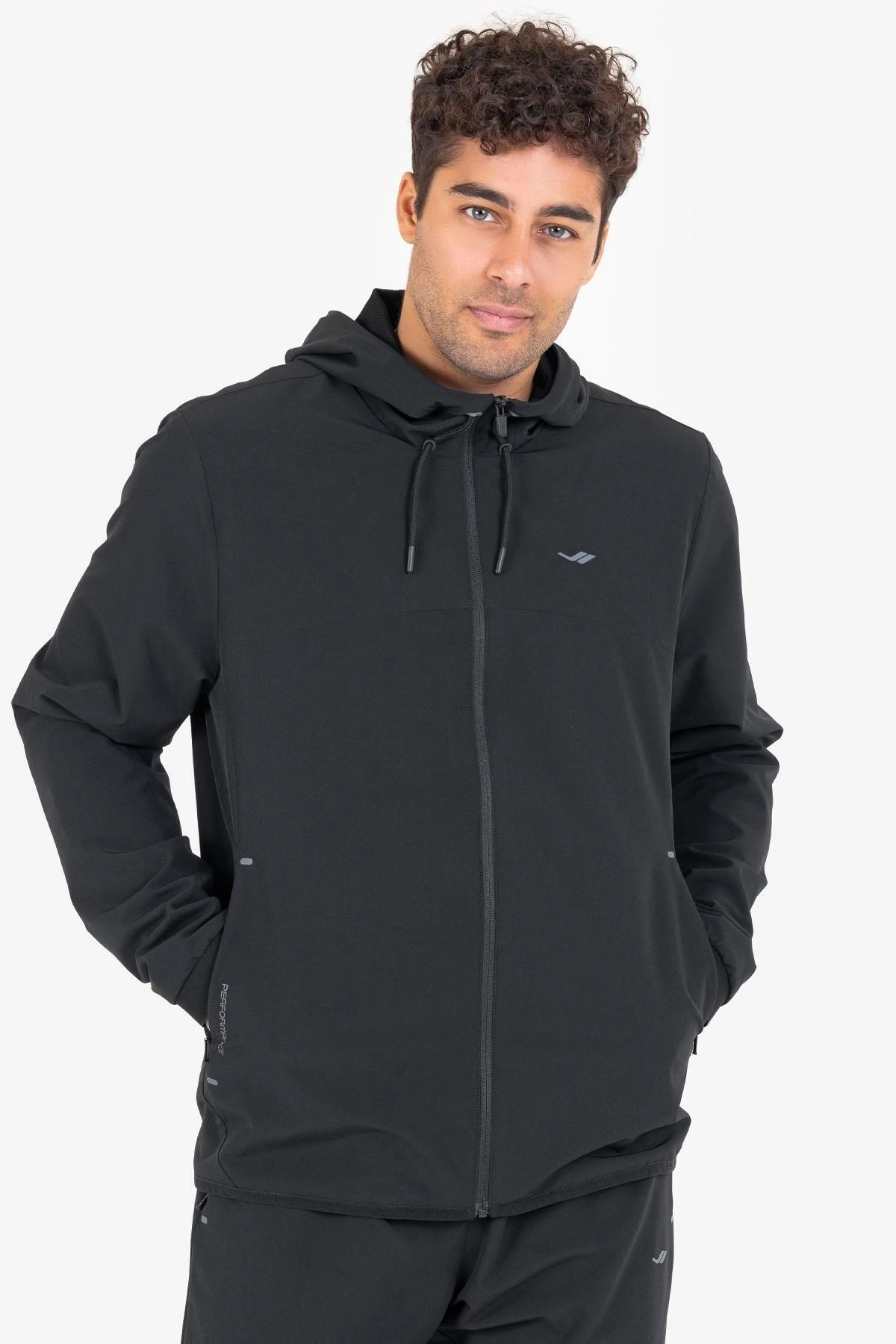 24b-1148-23n Erkek Fermuarlı Kapüşonlu Üst