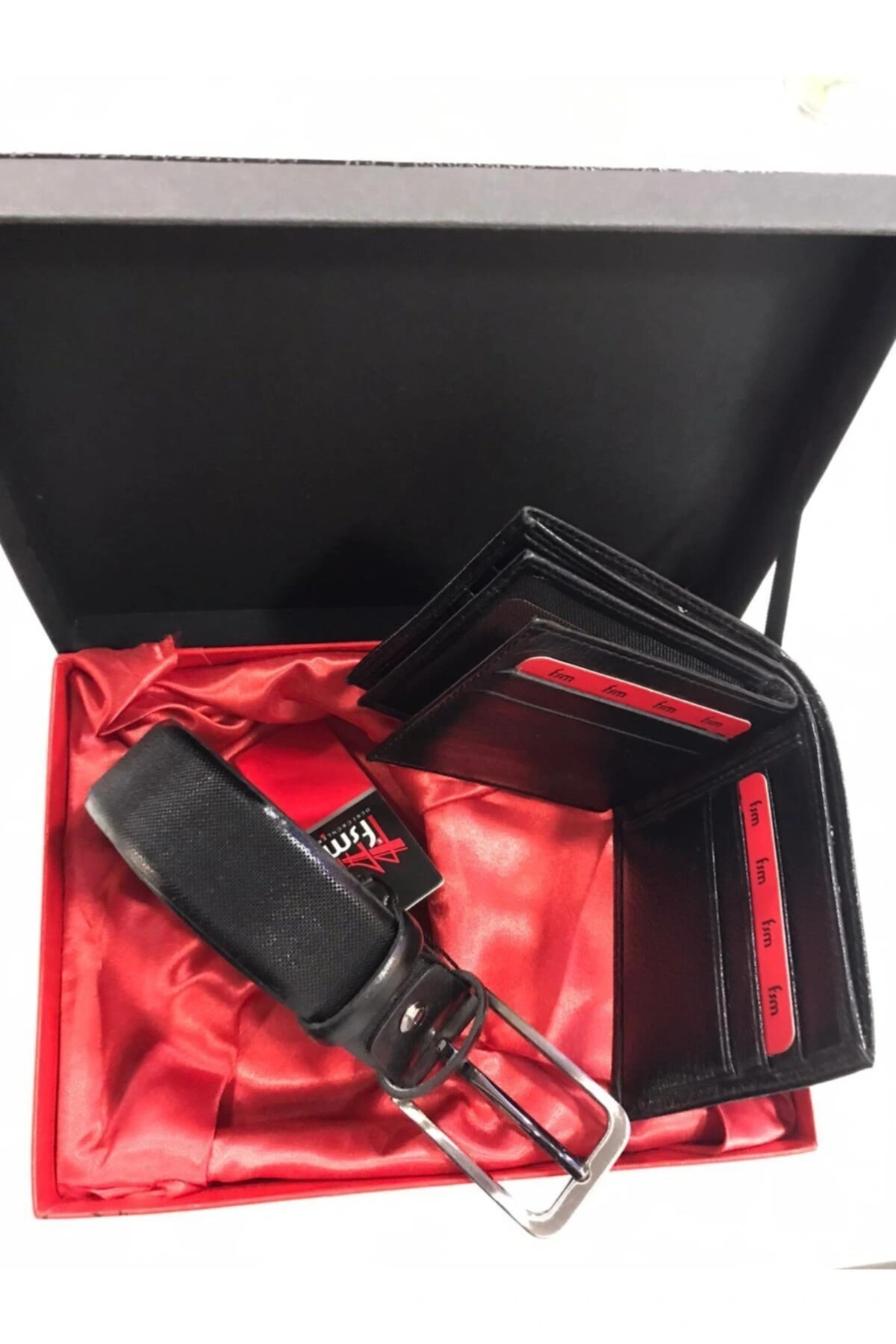 Erkek Kemer-cüzdan Set