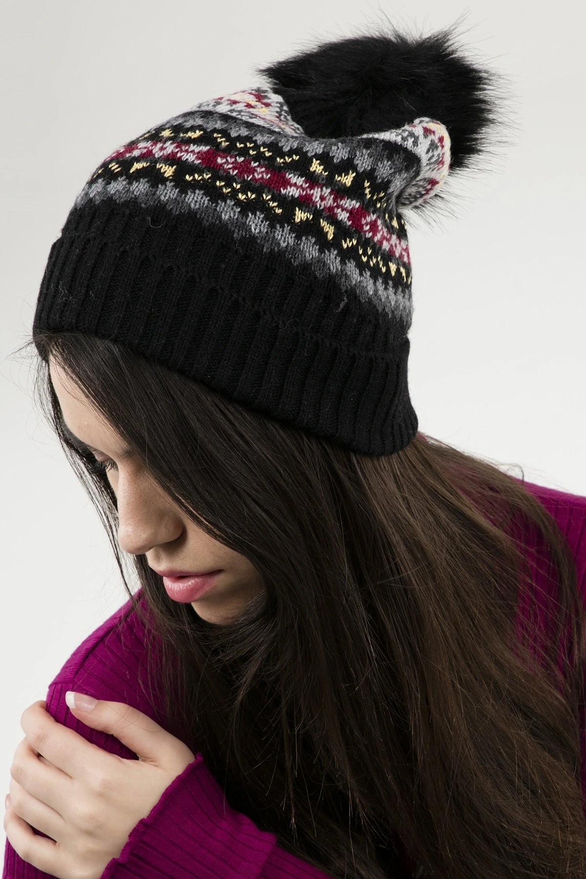 Kadın Siyah Bere 8K0903