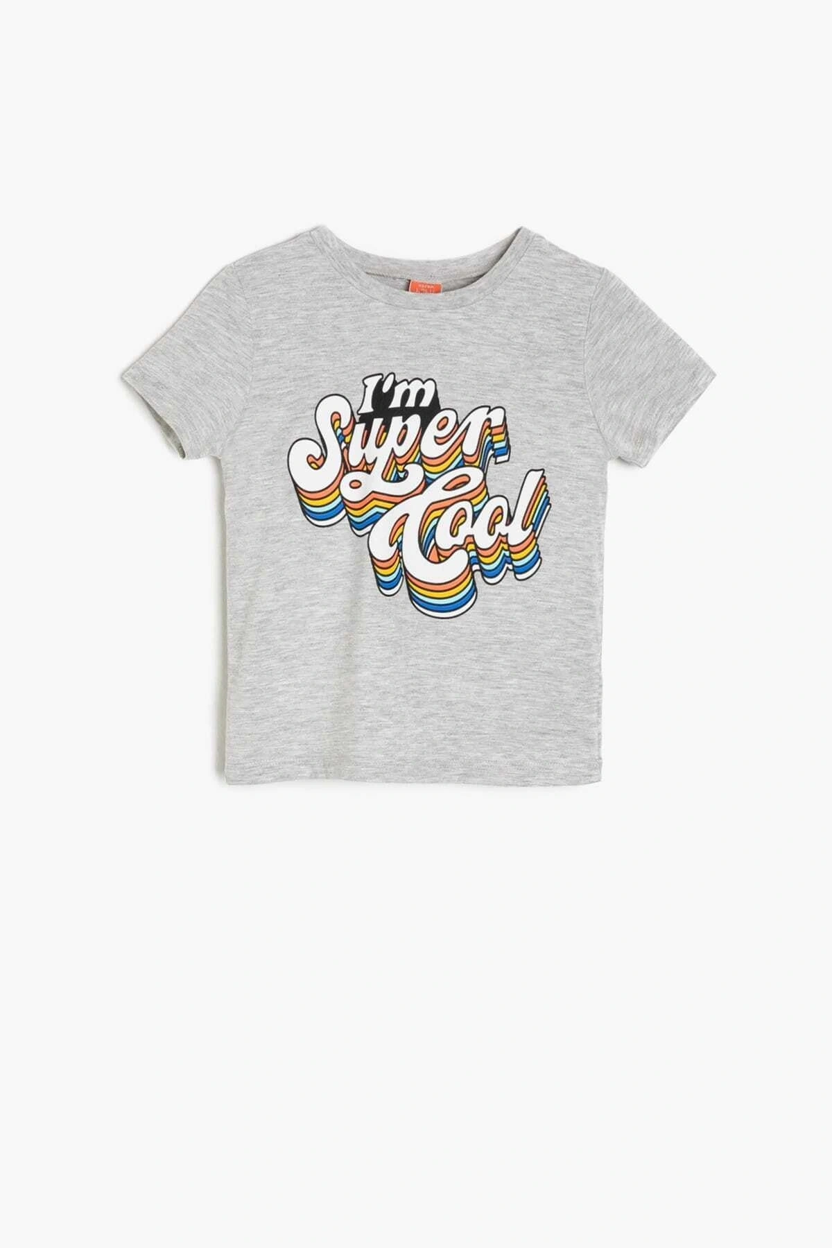 Gri Erkek Bebek T-Shirt