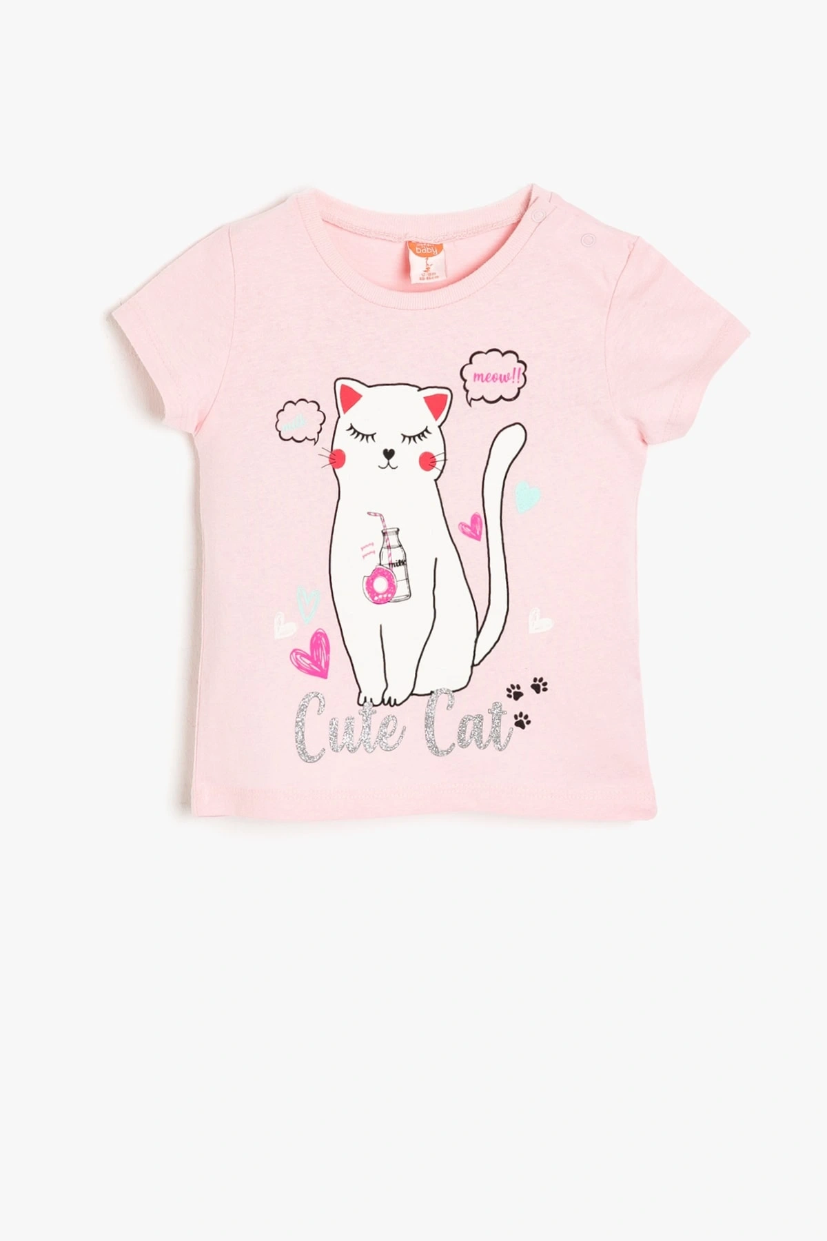 Kız Bebek Pembe  T-Shirt