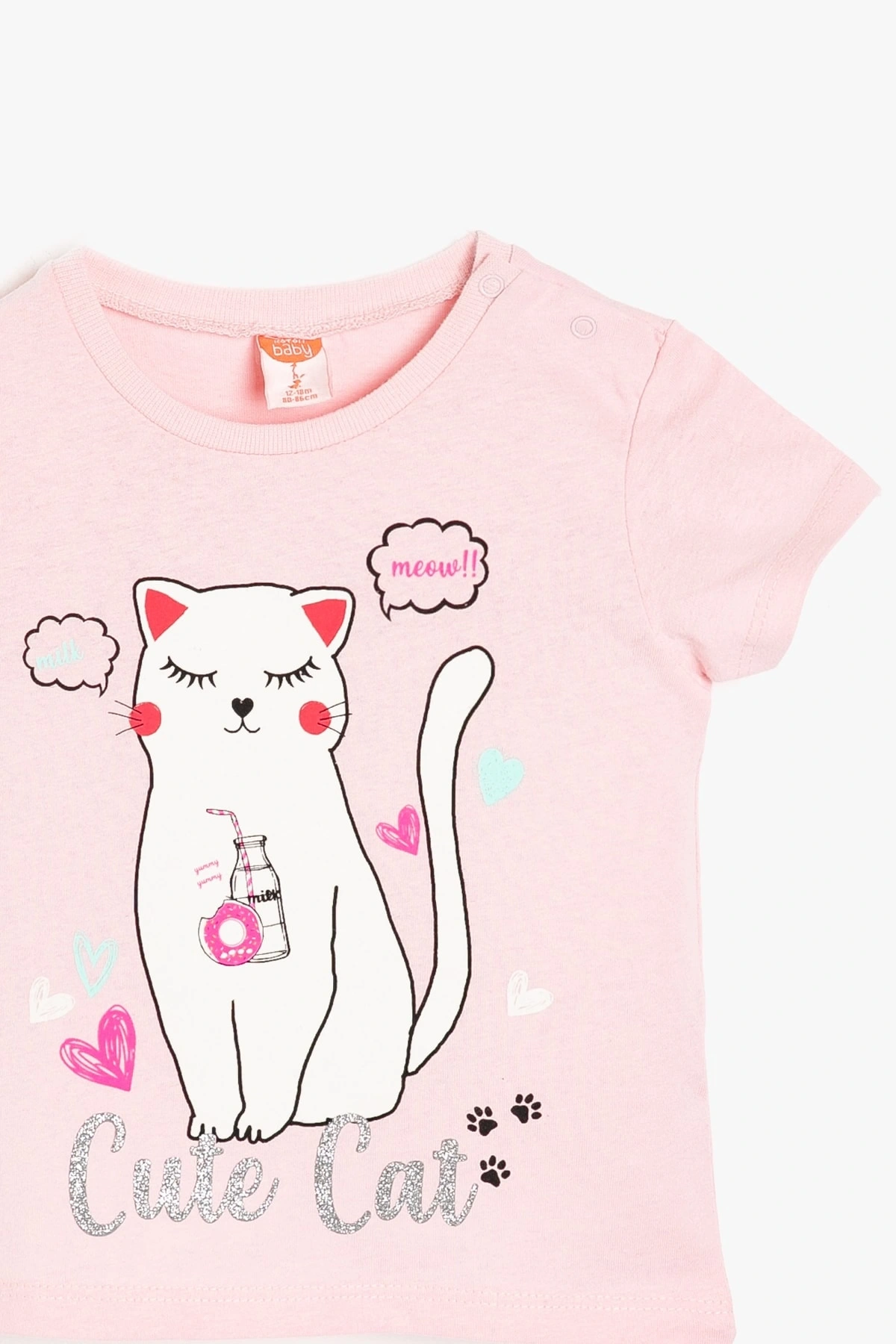 Kız Bebek Pembe  T-Shirt