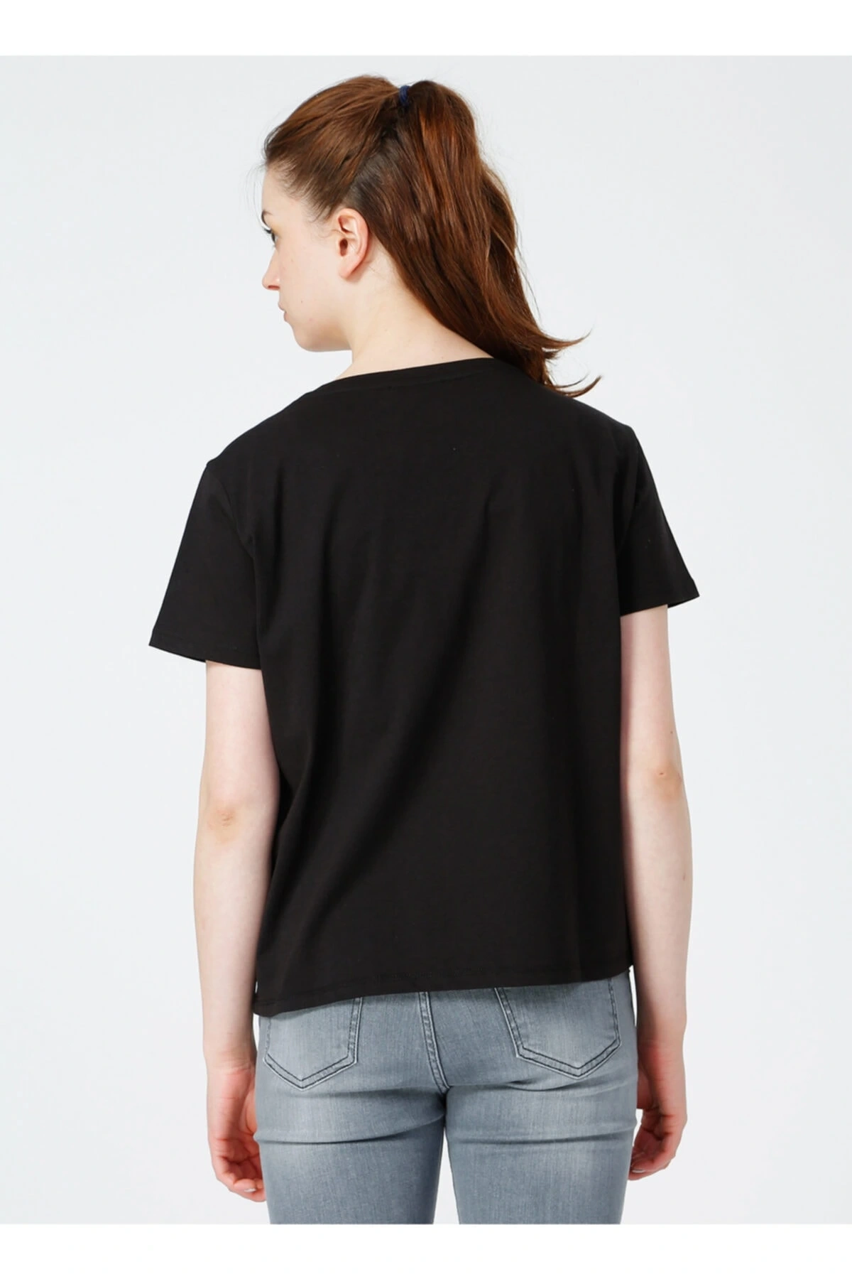 Kadın Siyah Tişört