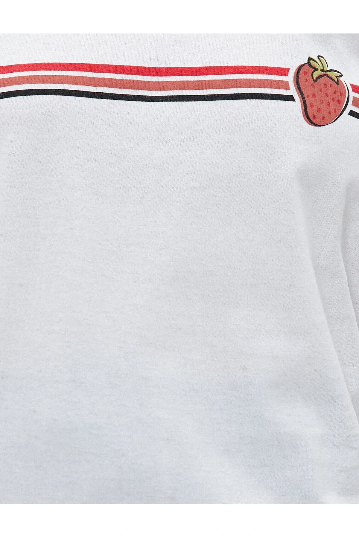 Baskılı Tişört Bisiklet Yaka Pamuklu