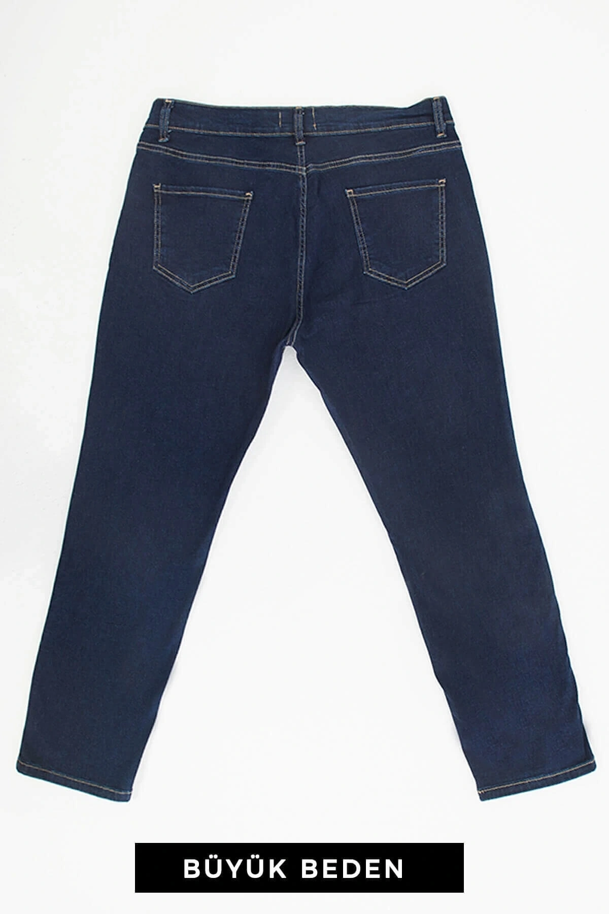 Büyük Beden Carmen Jean Pantolon Mavi