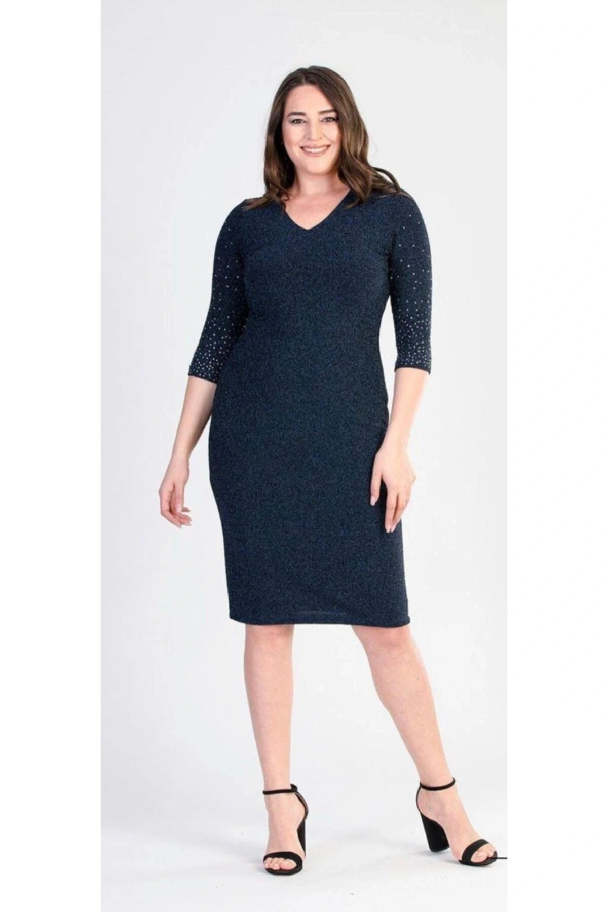 Kadın Lacivert Abiye Elbisesi