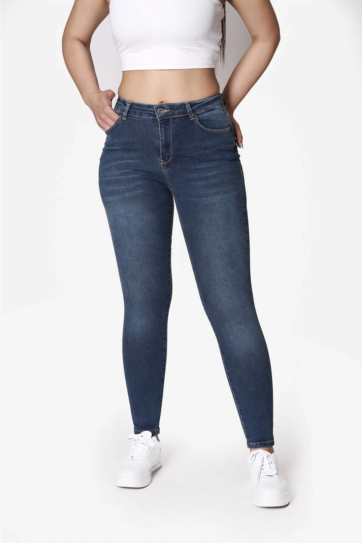 21y0565b1 Kadın Jean Pantolon