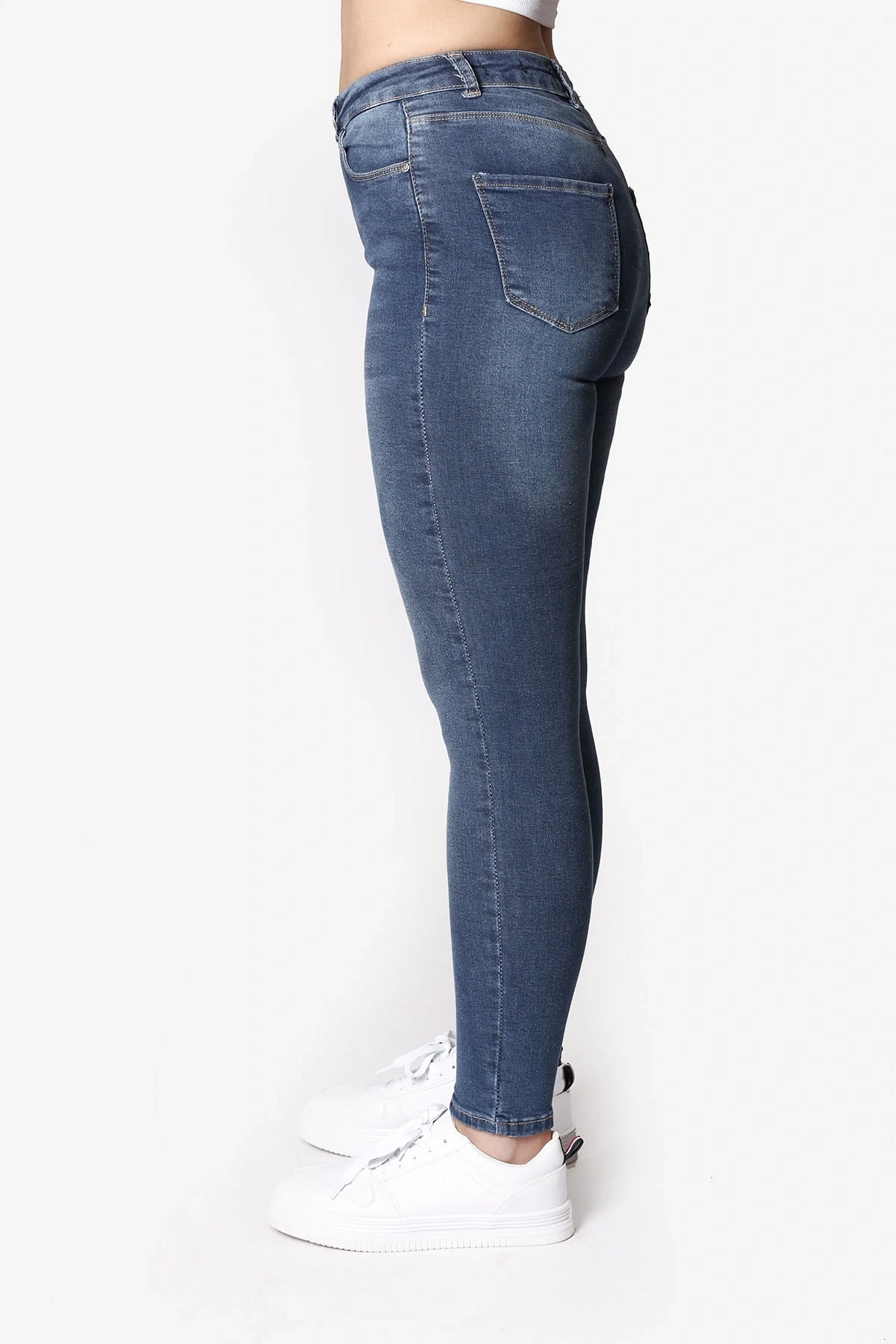 21y0565b1 Kadın Jean Pantolon