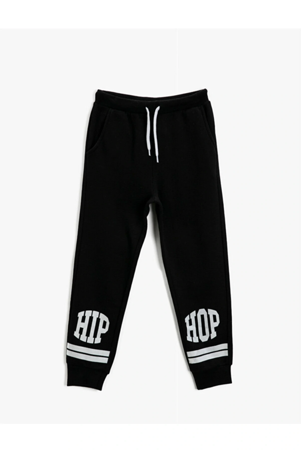 Hıp Hop Baskılı Jogger Eşofman Altı - Siyah 2kkb46005tk