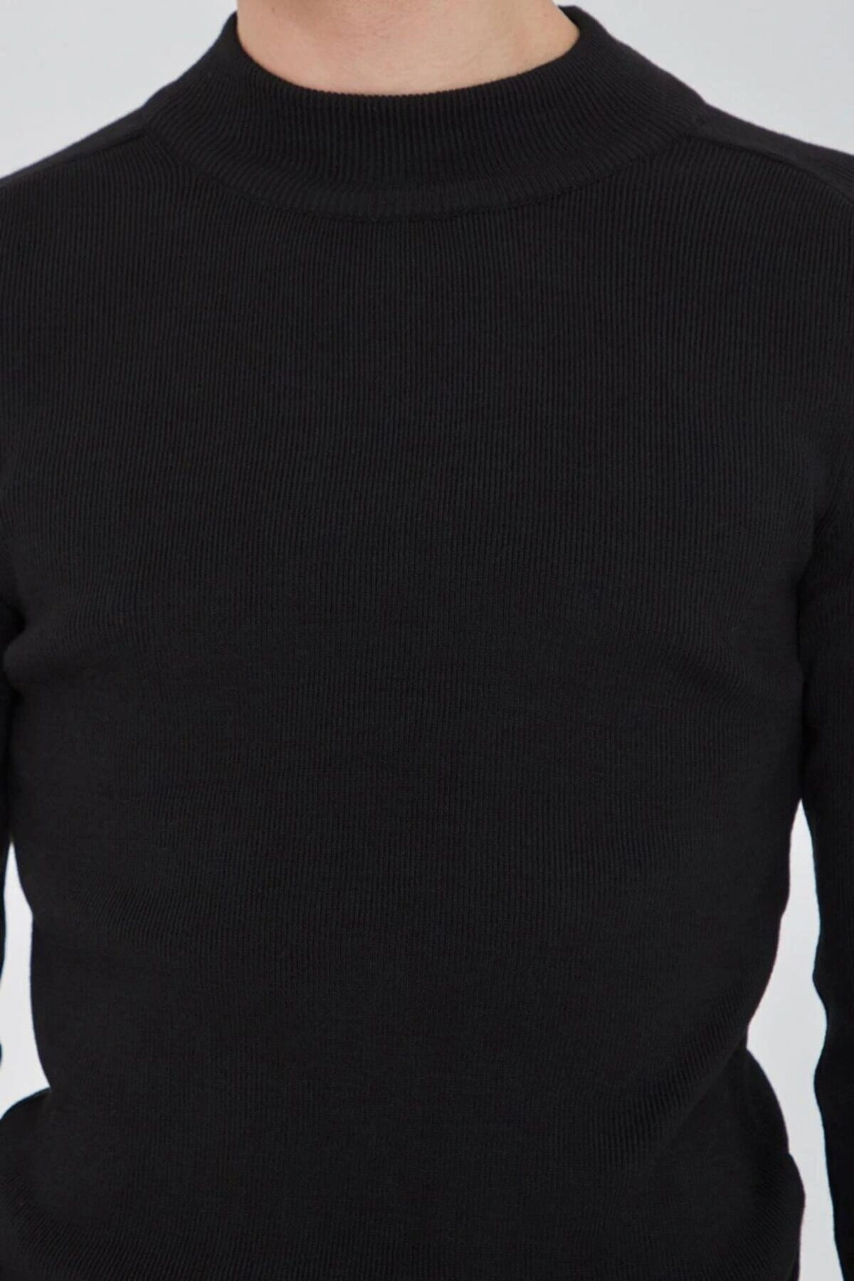 21k0316e1 Erkek Balıkçı Yaka Kazak