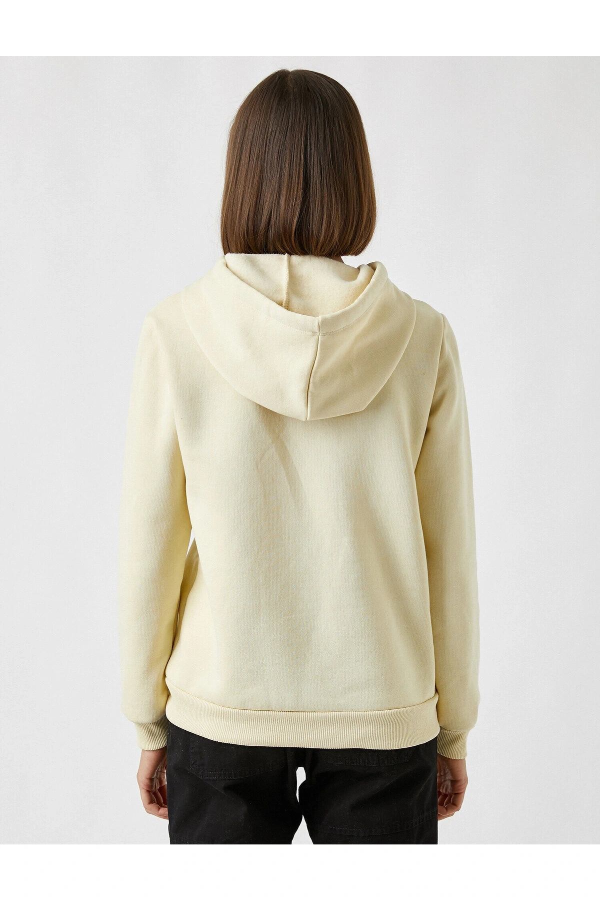 Baskılı Kapüşonlu Sweatshirt