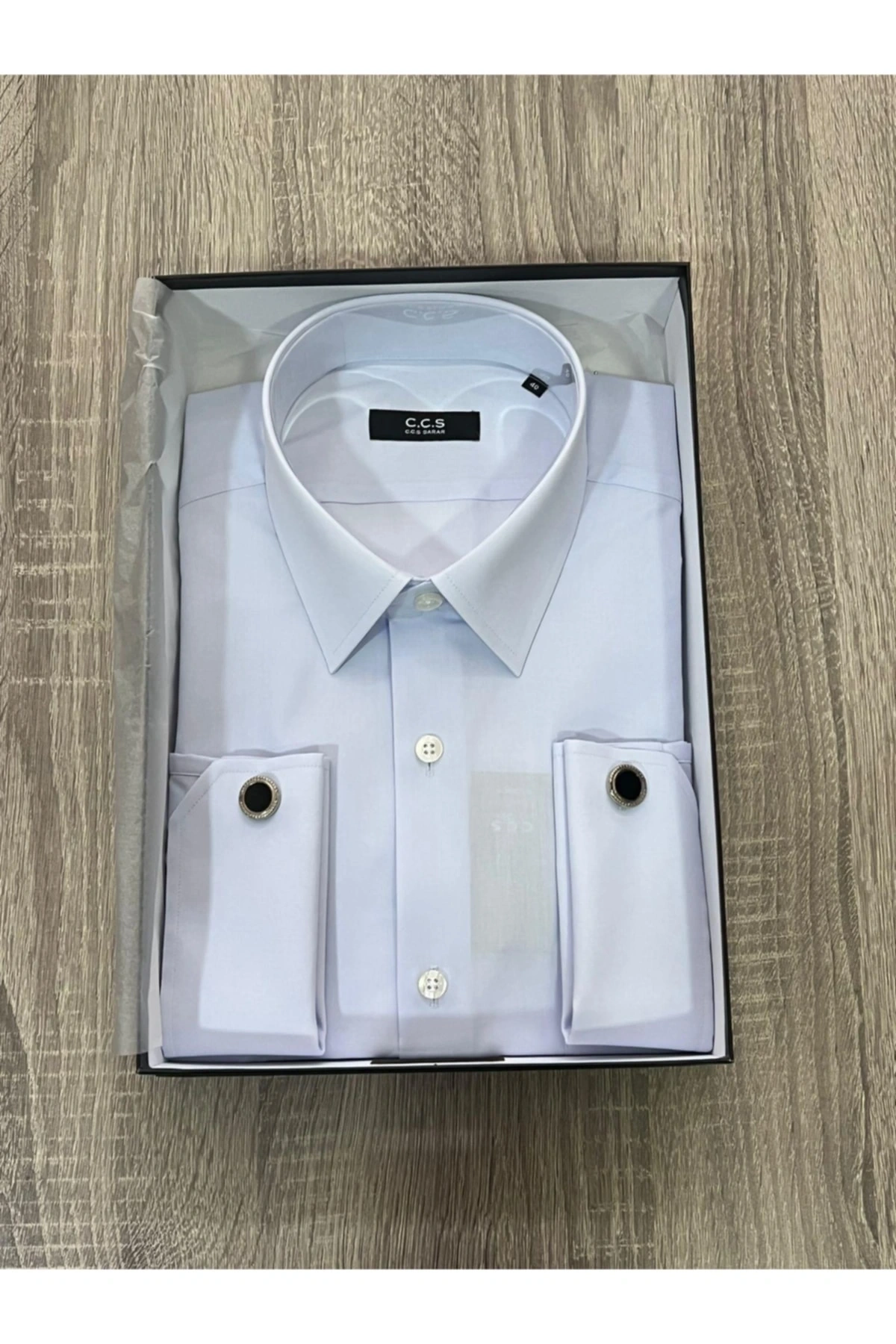 Frank Geniş Manşet Kol Düğmeli Gömlek