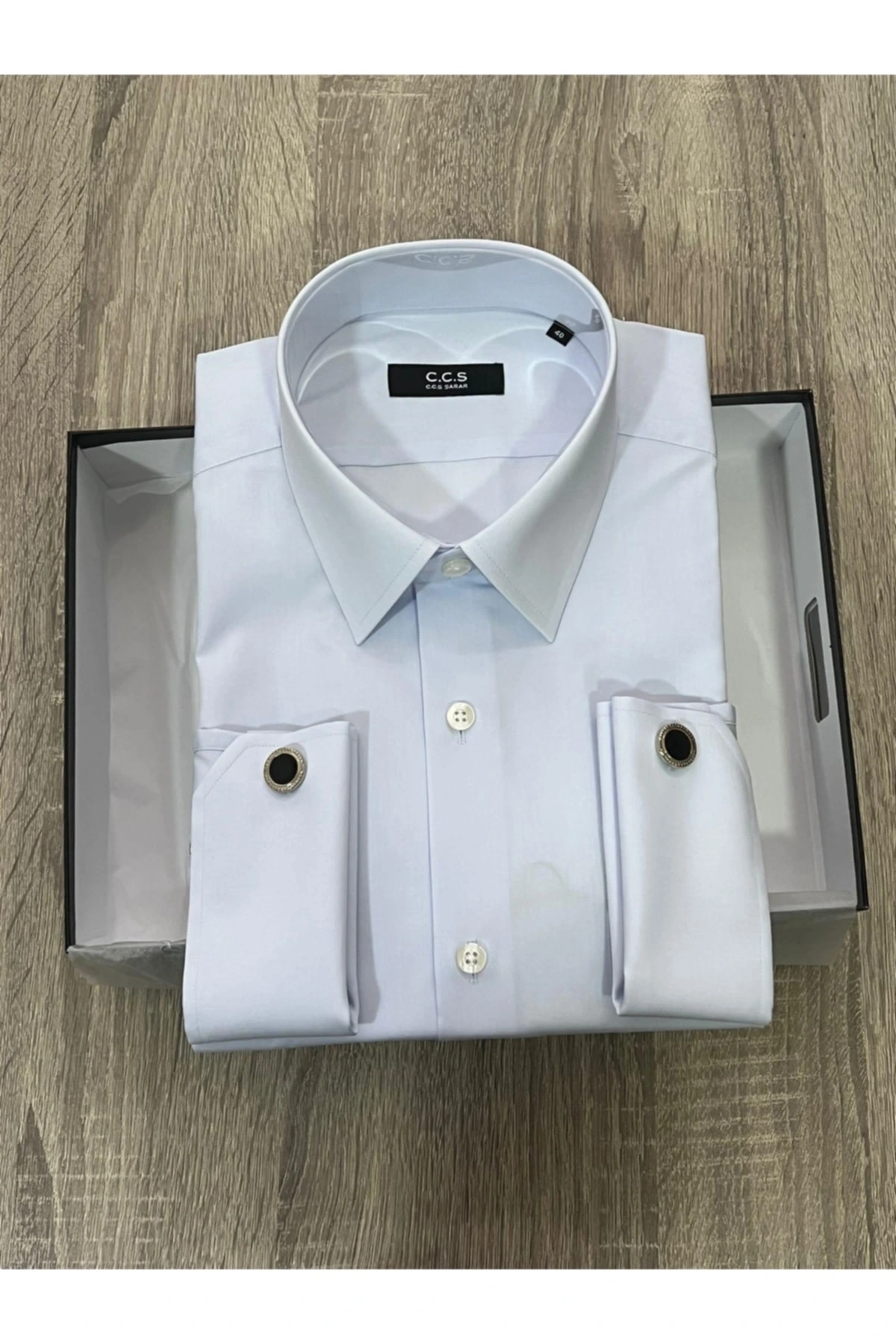 Frank Geniş Manşet Kol Düğmeli Gömlek