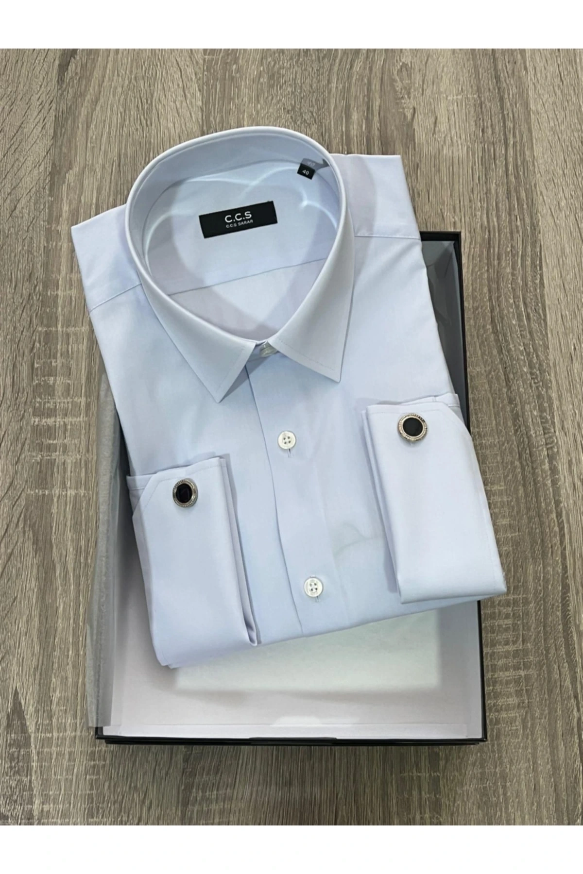 Frank Geniş Manşet Kol Düğmeli Gömlek