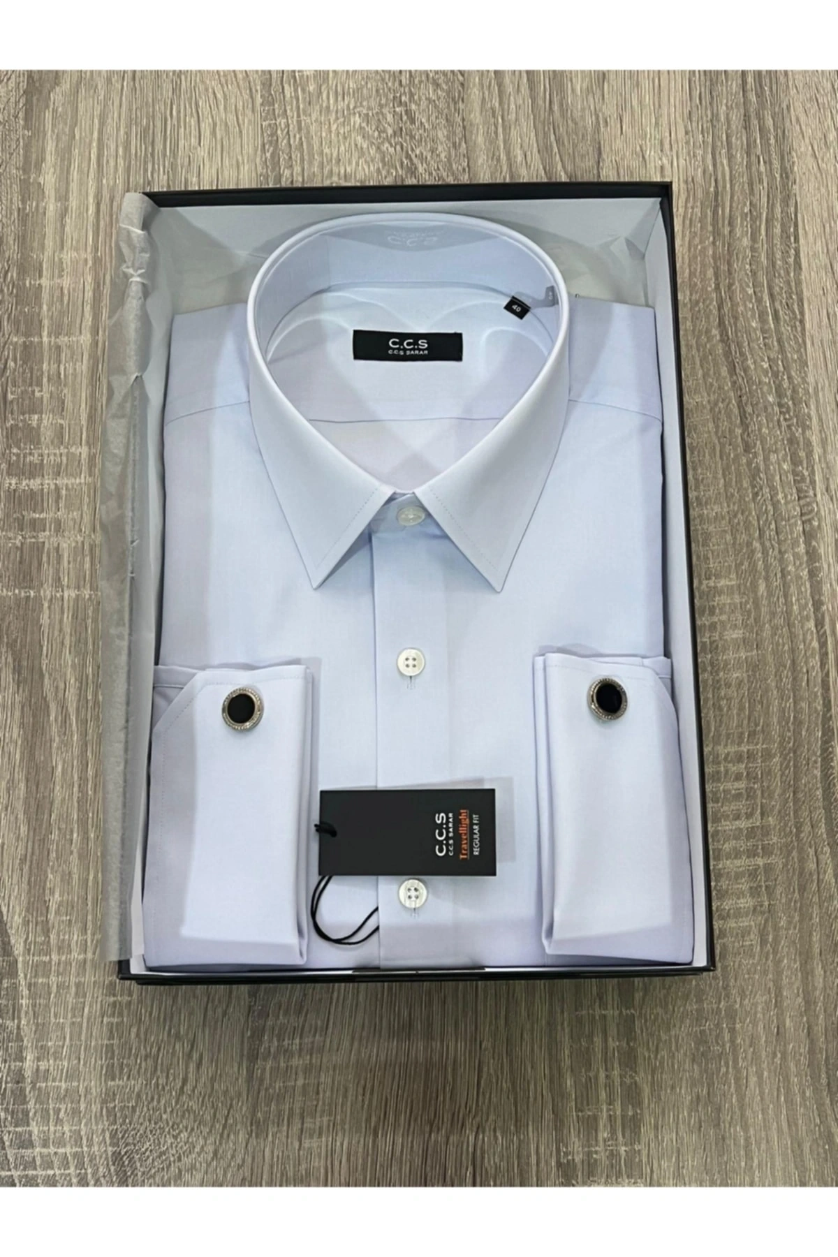 Frank Geniş Manşet Kol Düğmeli Gömlek