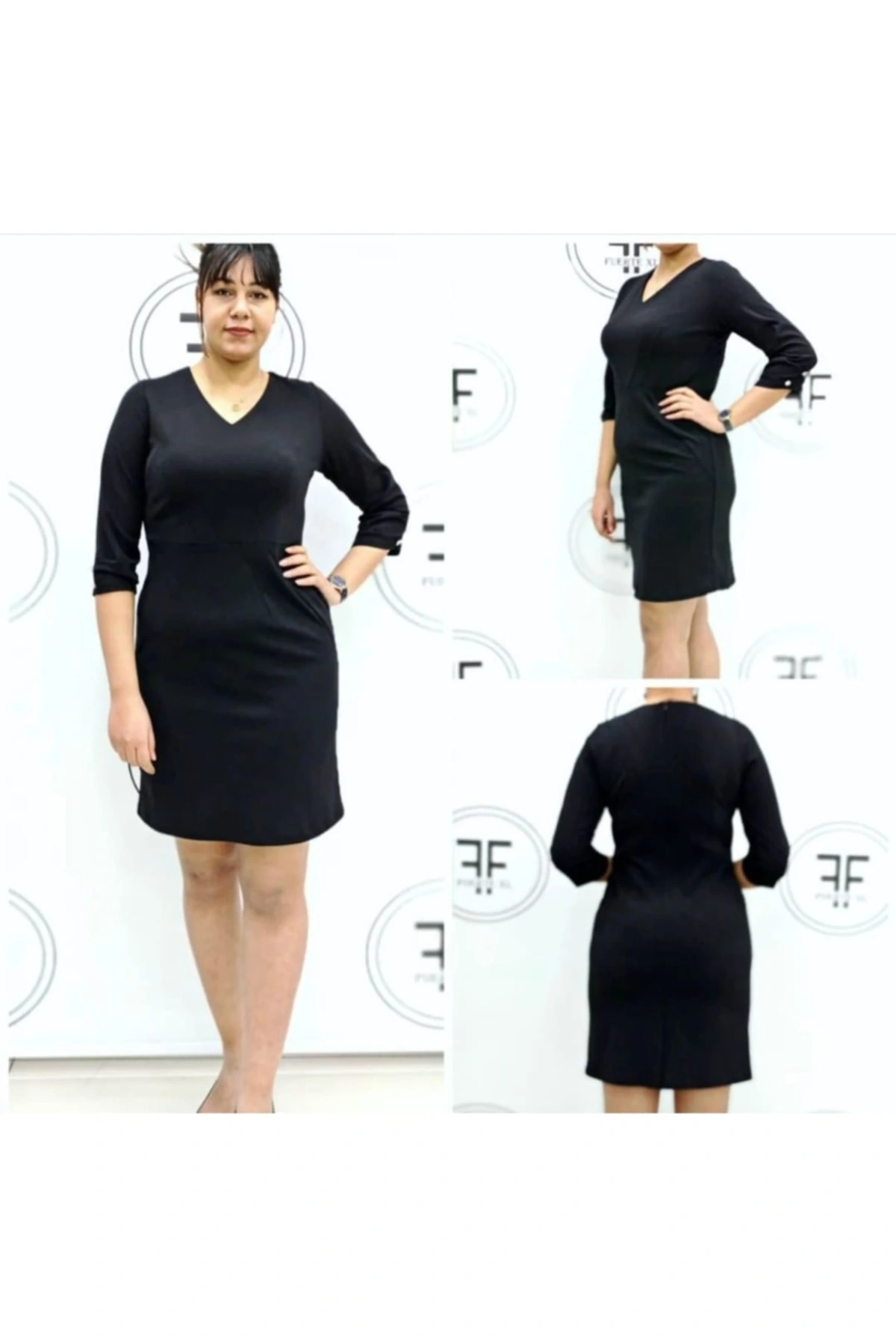 Büyübeden Siyah Kalem Elbise