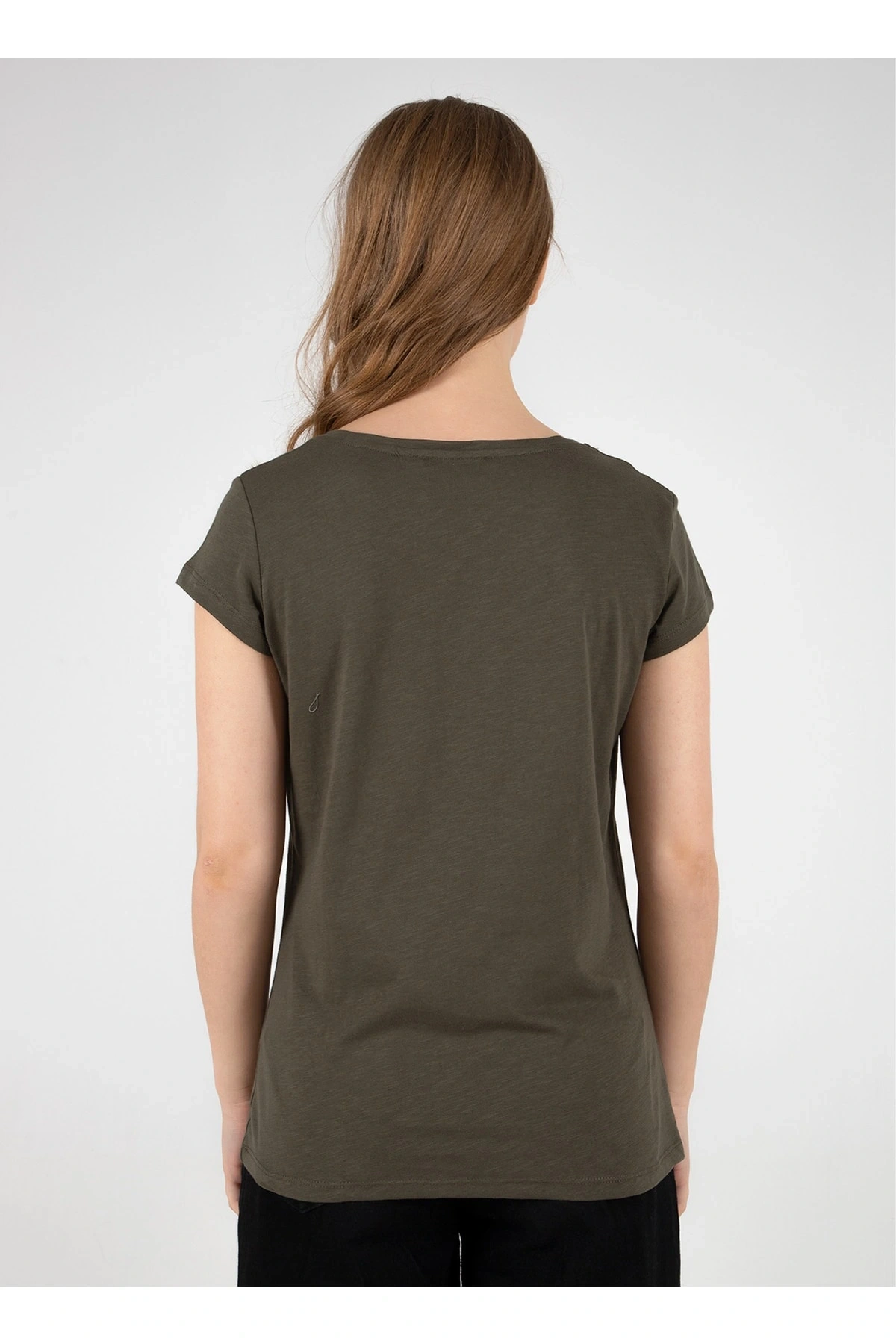 22y0147k1 Kadın T-shirt Beyaz