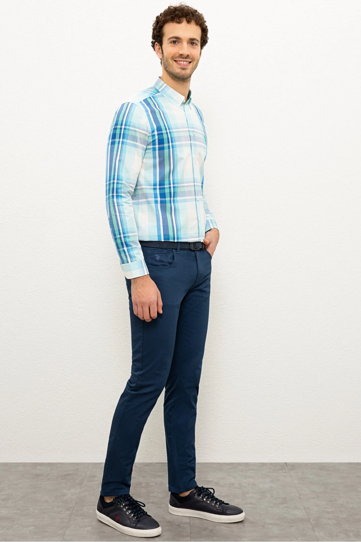Mavı Erkek Pantolon