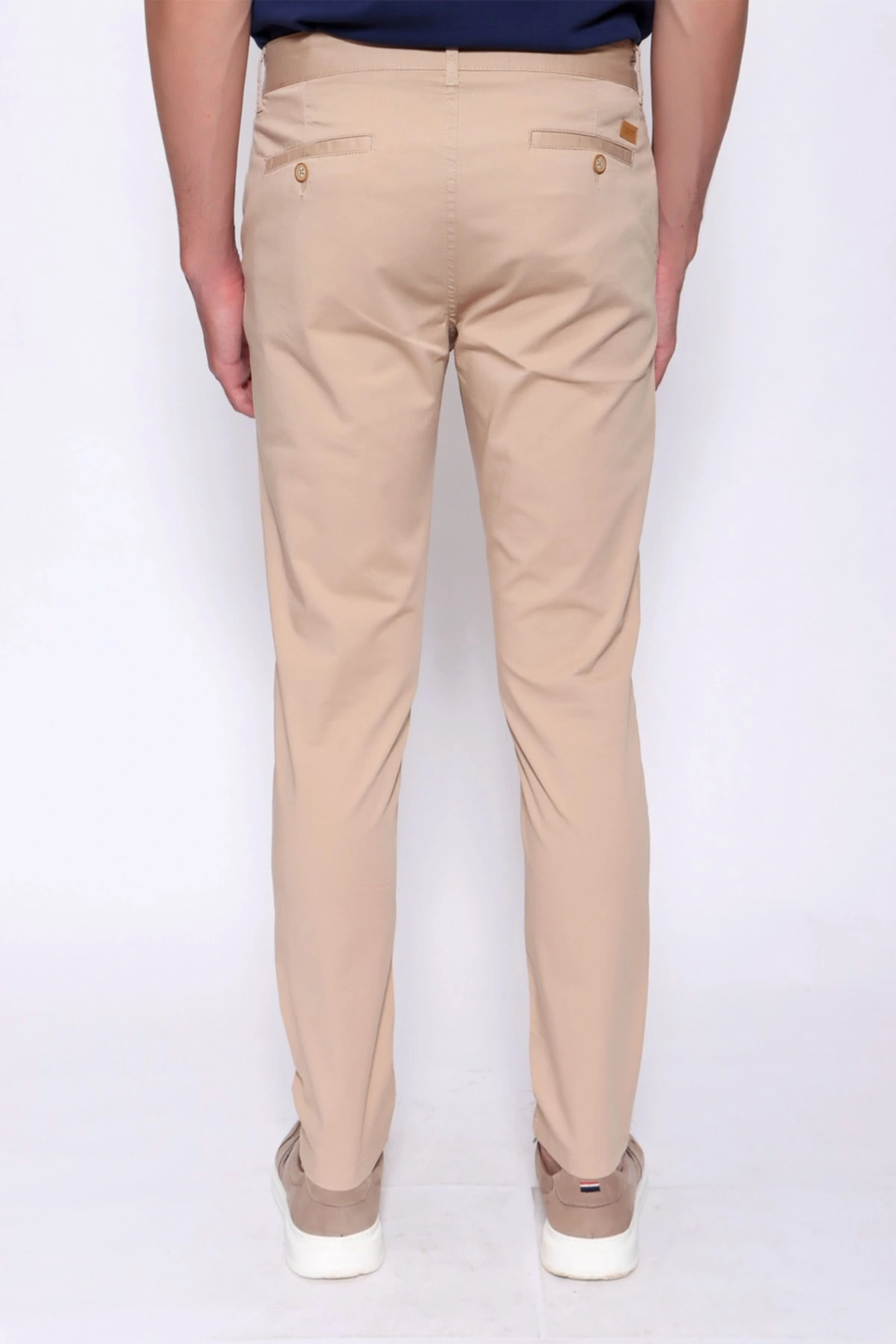 U.s Polo Assn. Erkek Kum Rengi Dokuma Silim Fit Pantolon