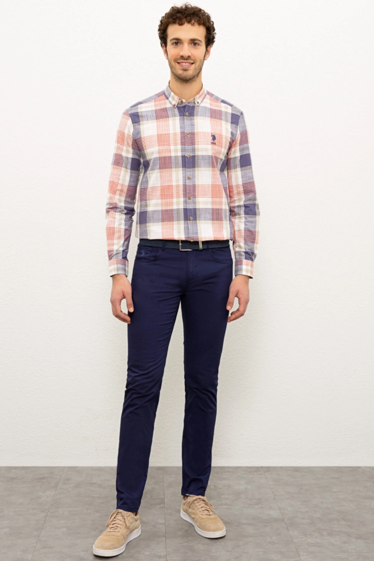 Erkek Slim Fit Chinos Pantolon 1014279