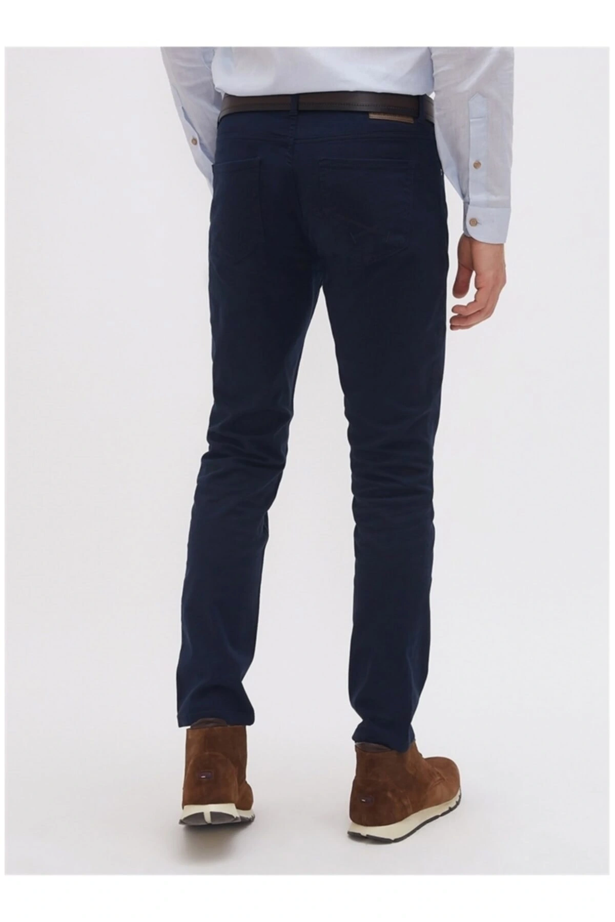 Erkek Lacivert Düz Pantolon