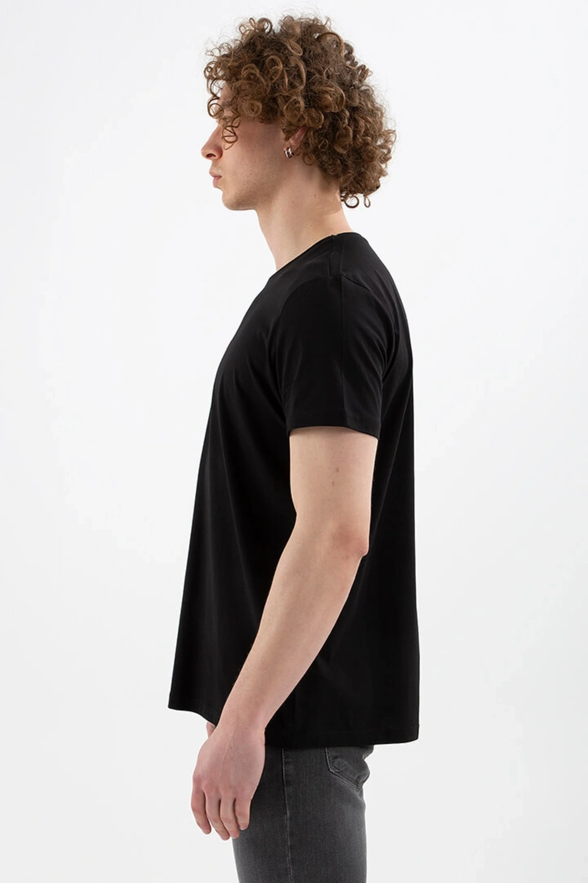 Baskılı Tişört Siyah