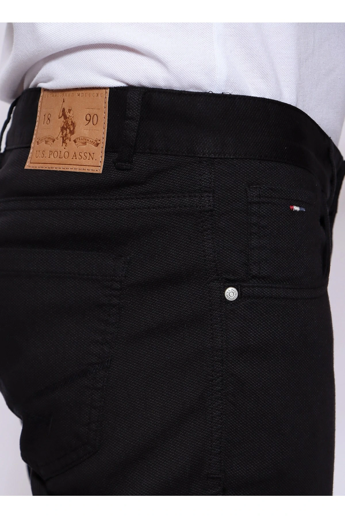 Normal Bel Slim Fit Siyah Erkek Pantolon - Dernest22y