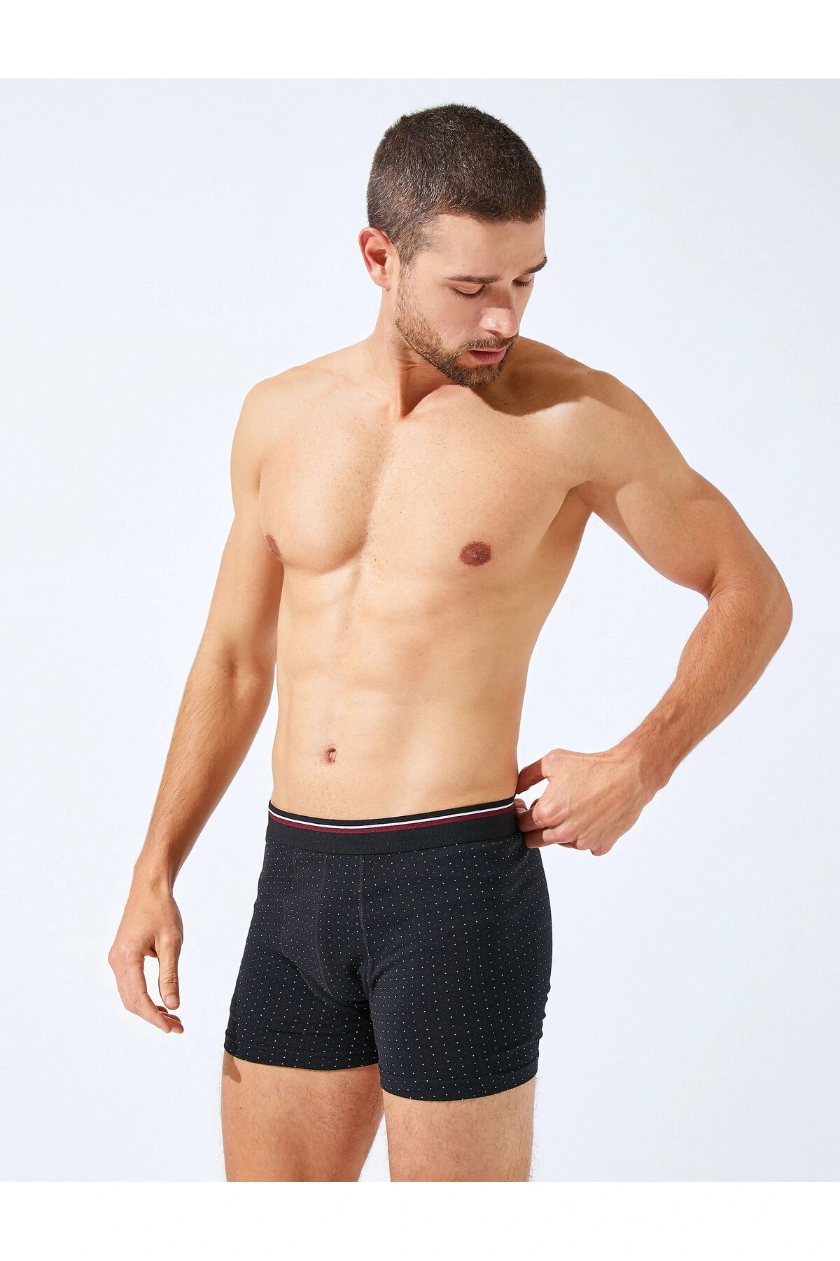 Pamuklu 3lü Paket Basic Boxer