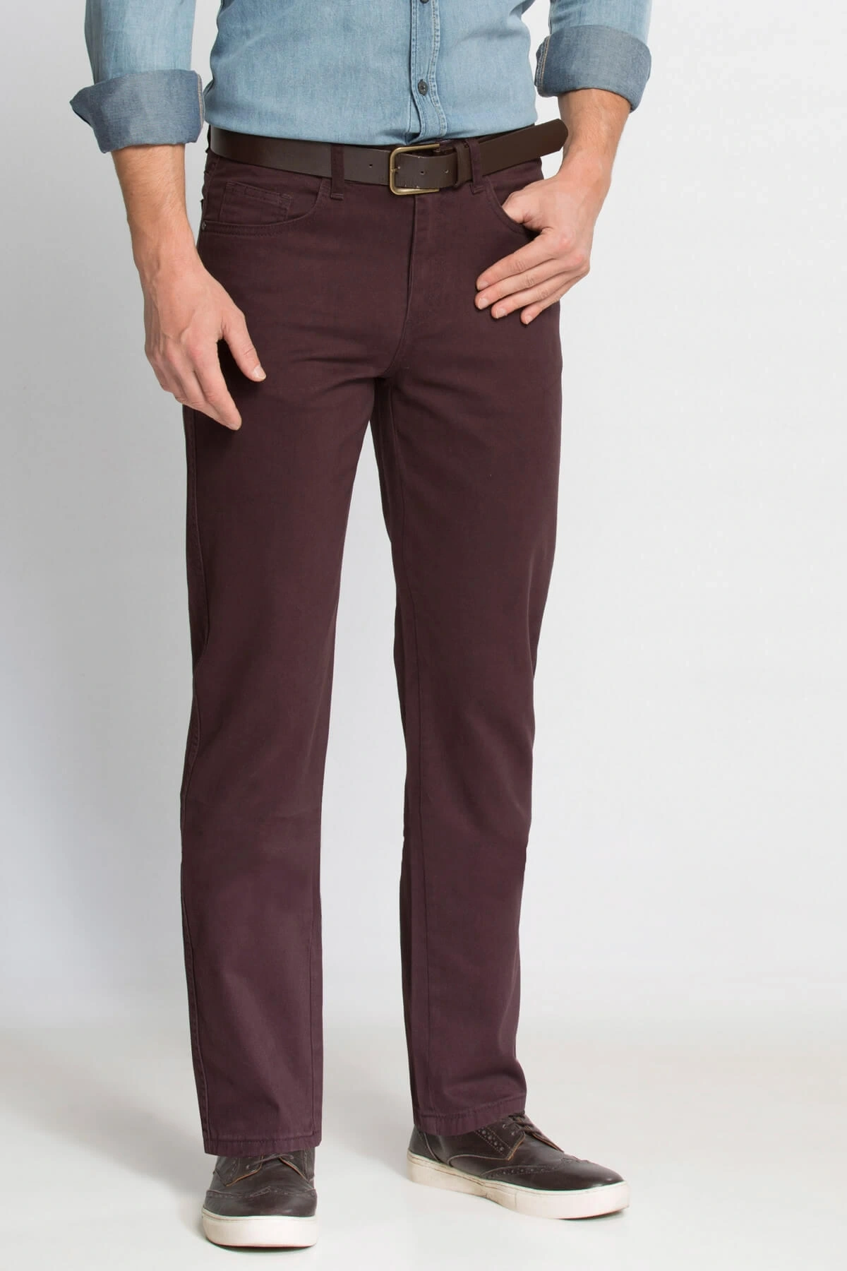 Erkek Mor Pantolon 6K2046Z8