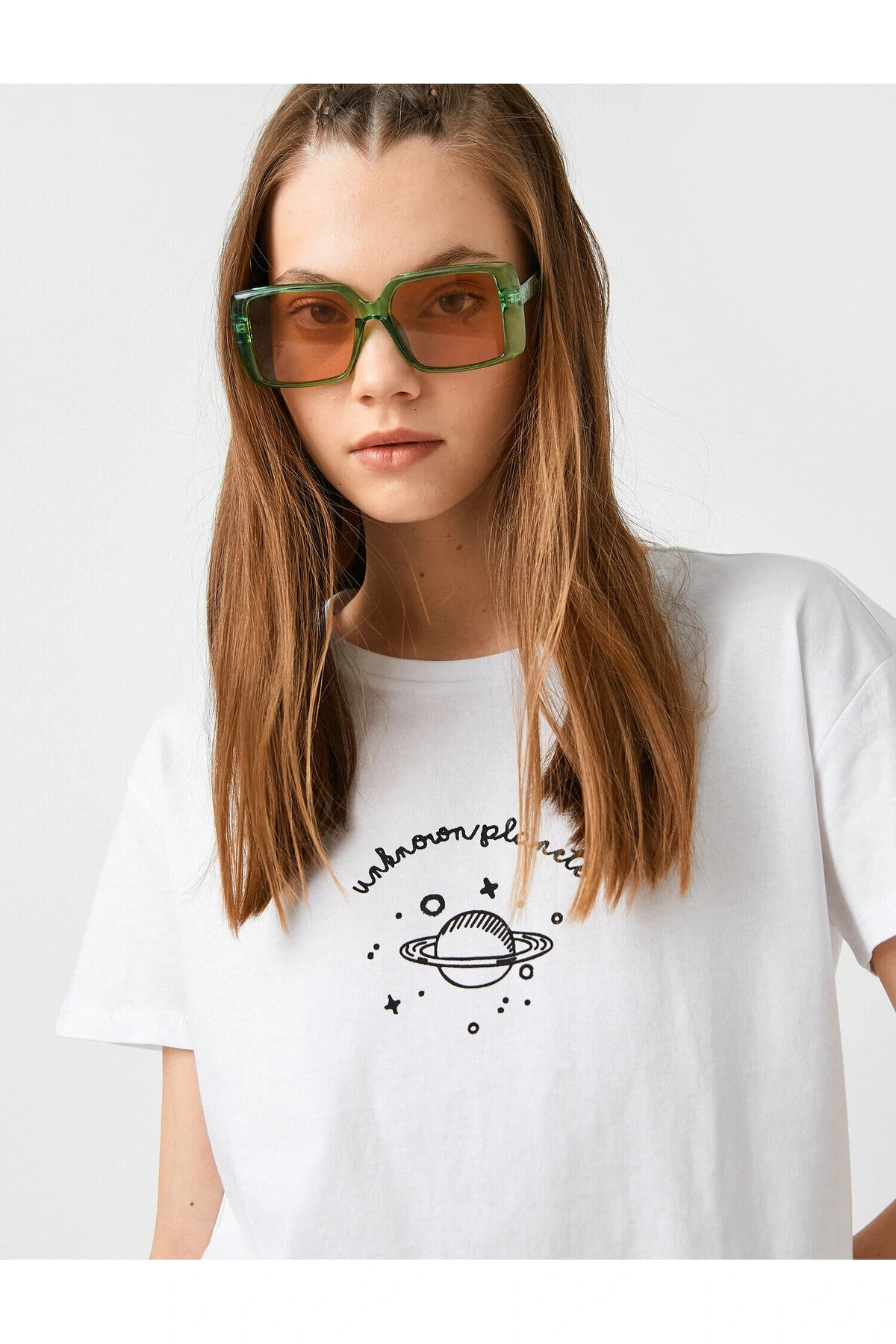 Bisiklet Yaka Kısa Kollu Tişört