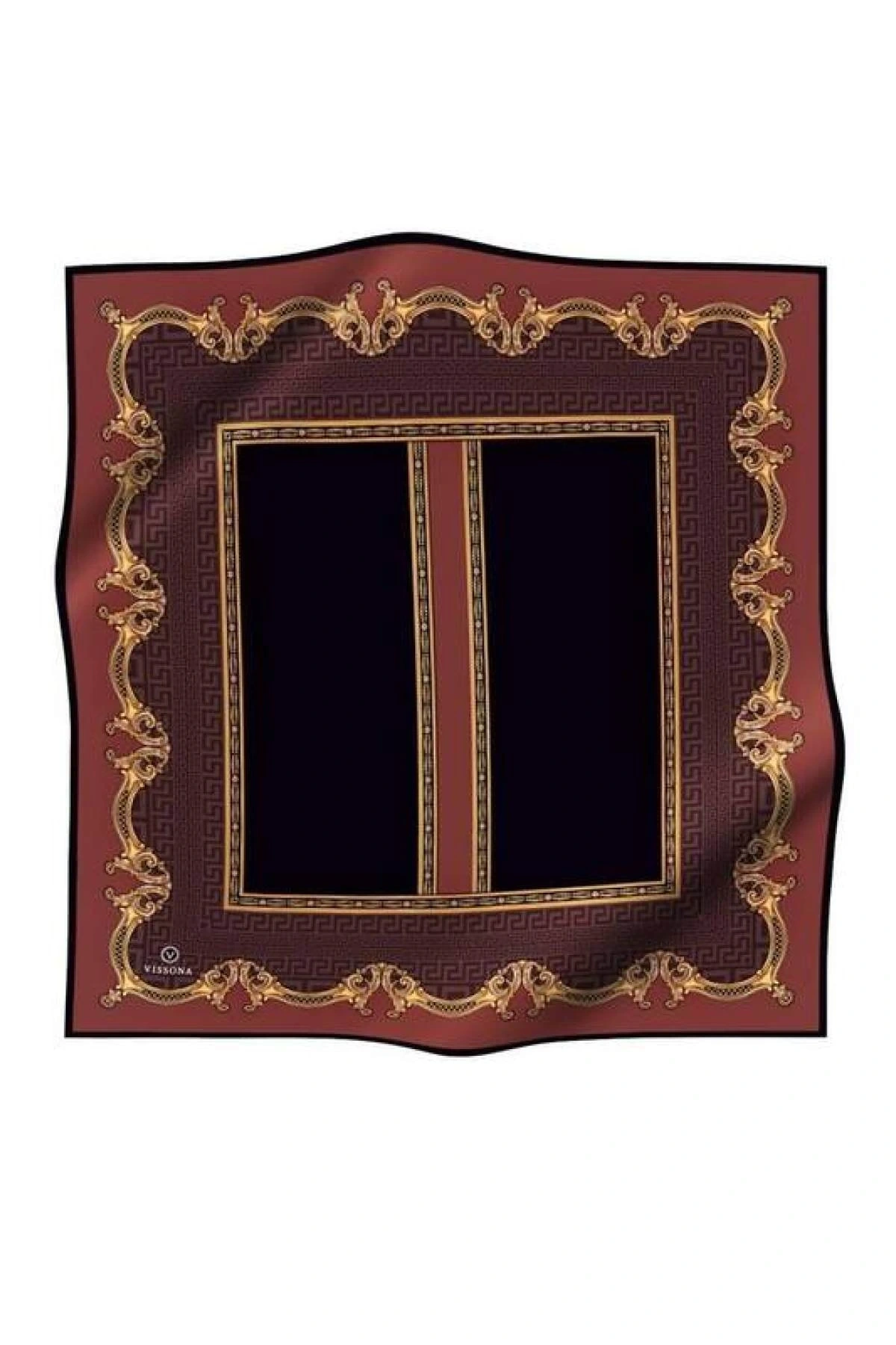 Kadın Twill Ipek Eşarp Taba Kahverengi