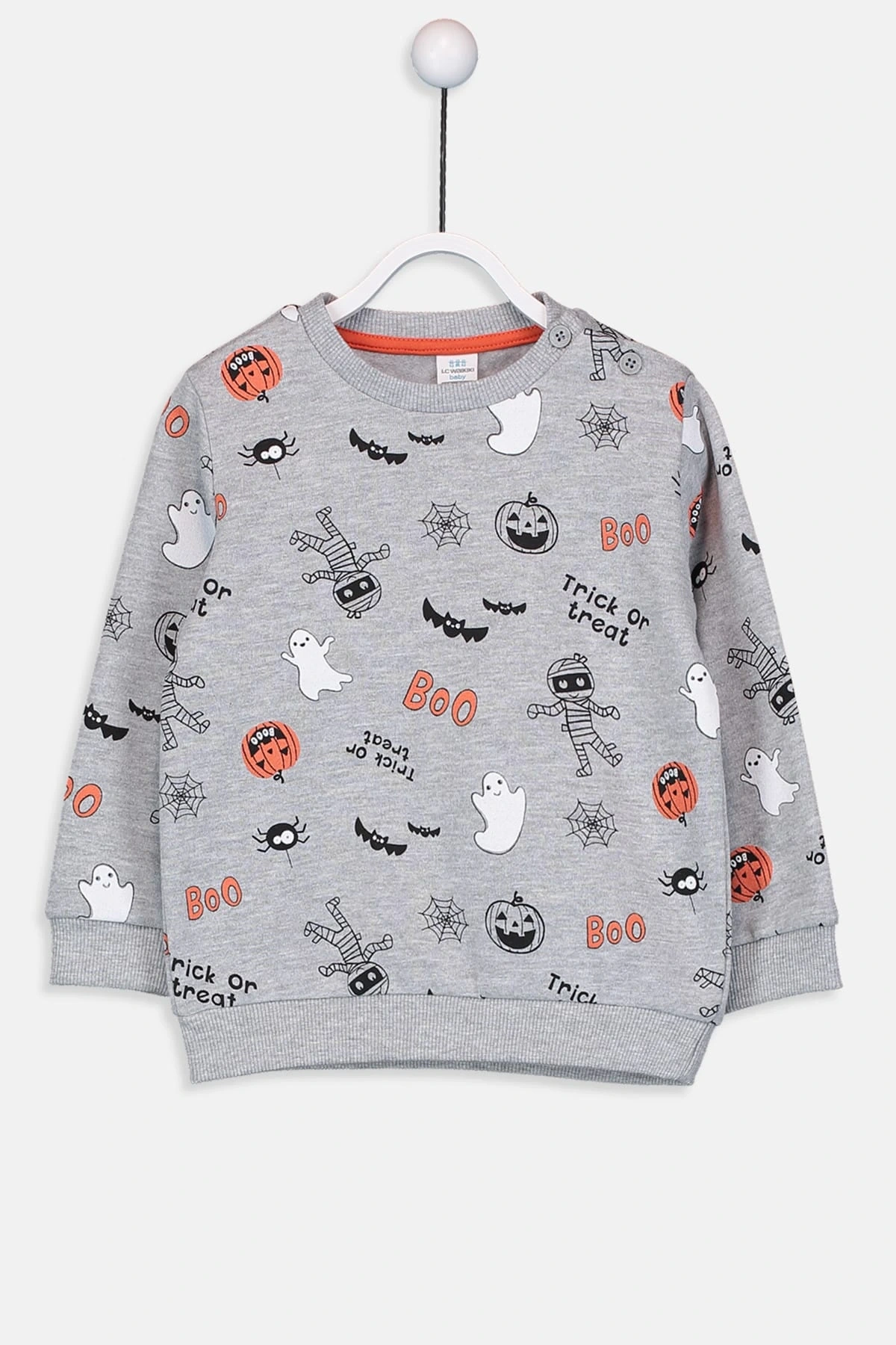 Siyah Erkek Bebek Sweatshirt