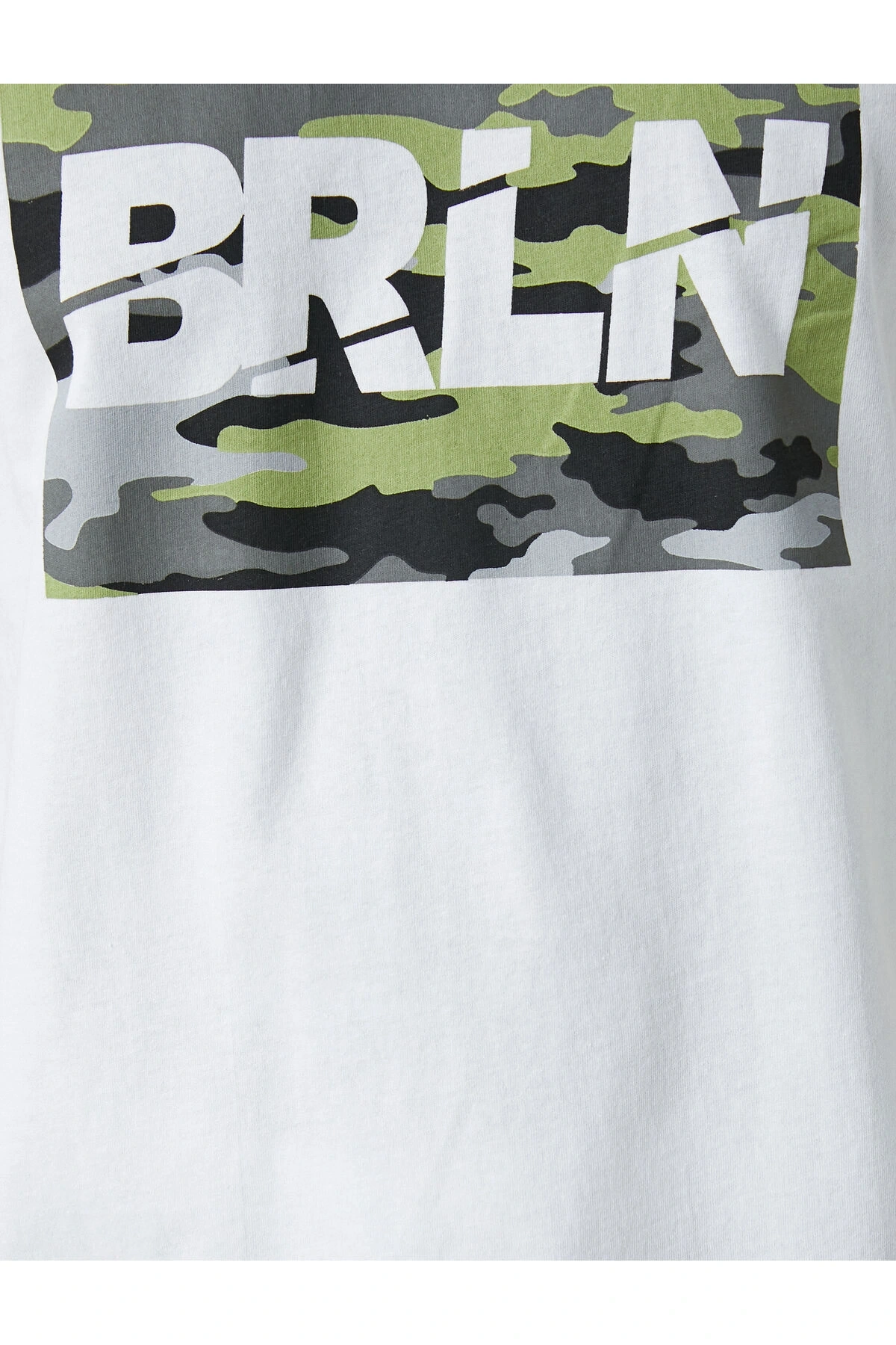 Kamuflaj Baskılı Tişört