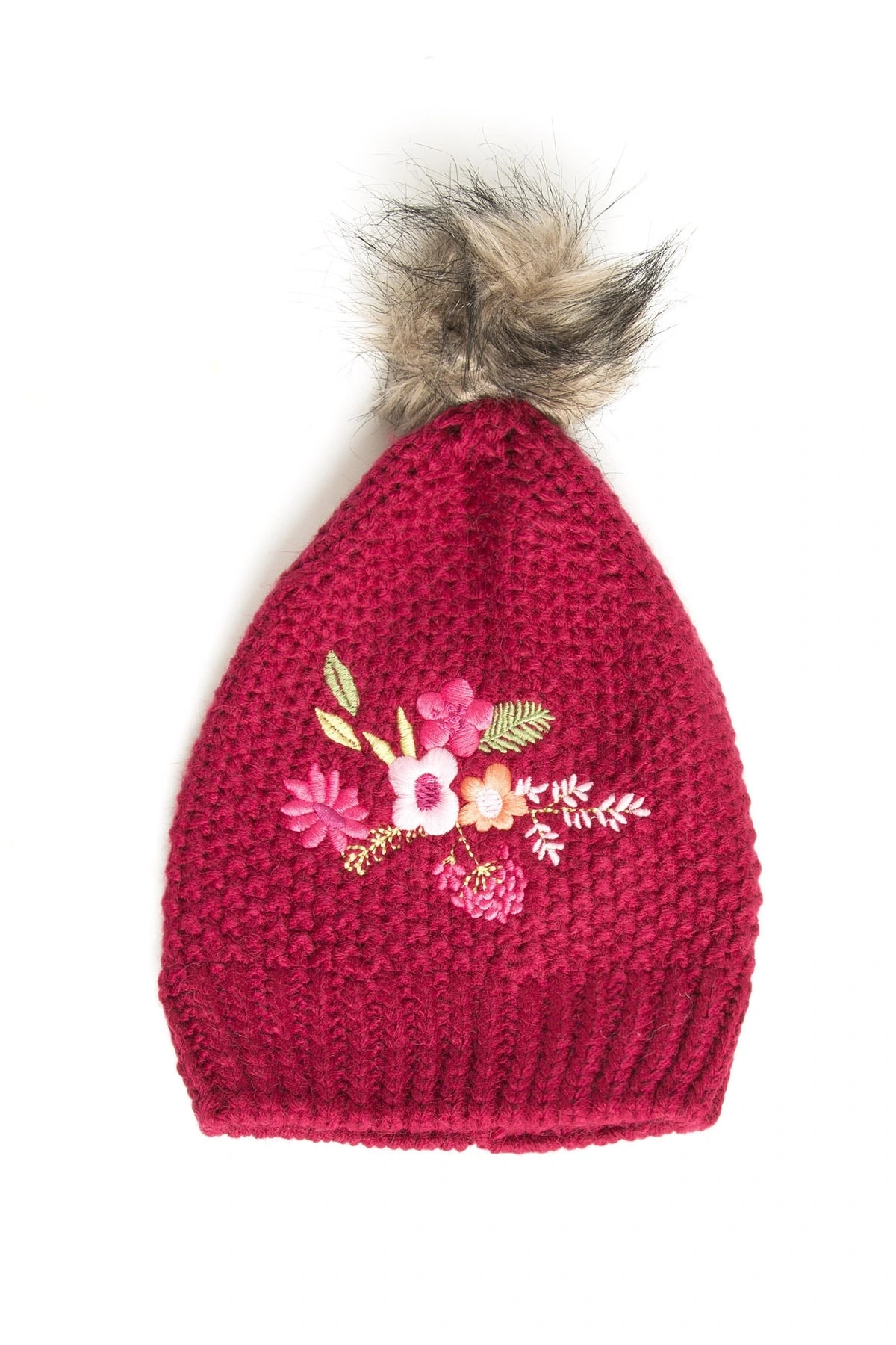 Bordo Kız Çocuk Bere 7K7357Z4