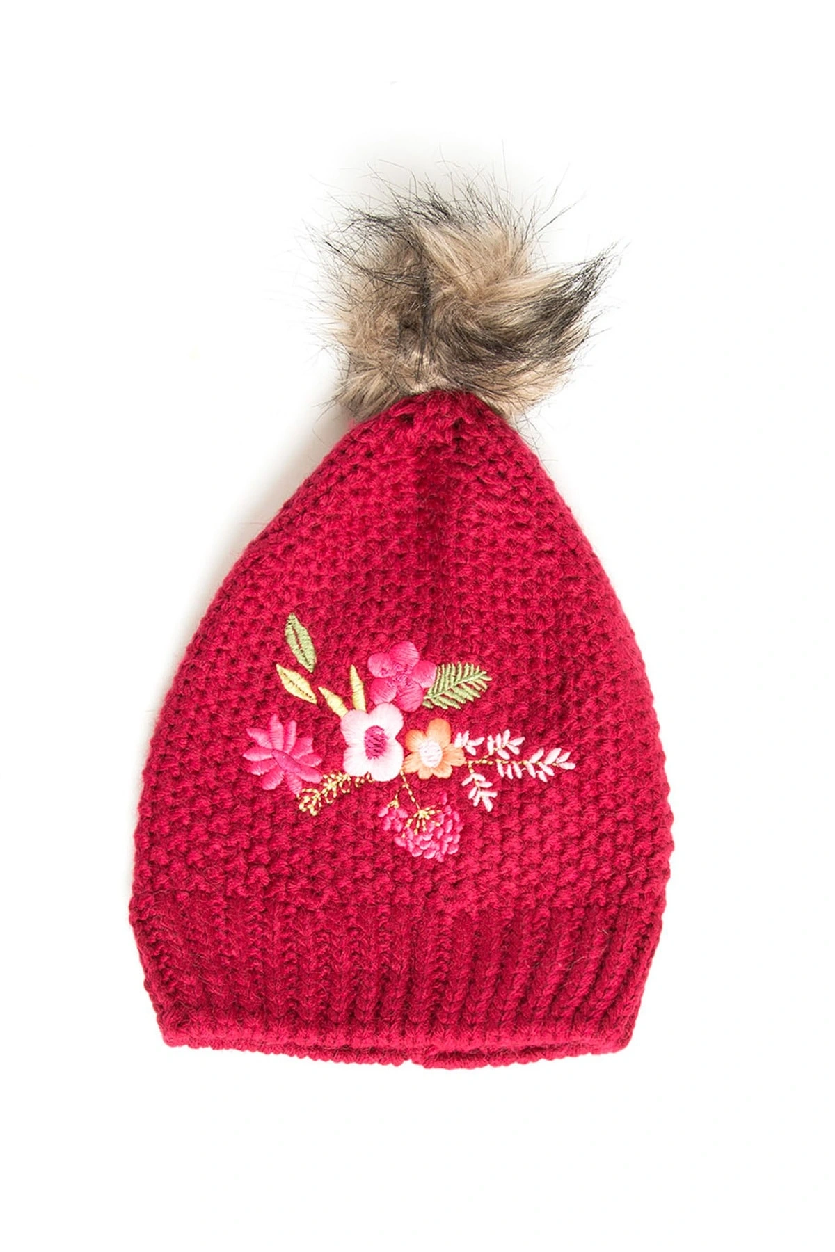 Bordo Kız Çocuk Bere 7K7357Z4