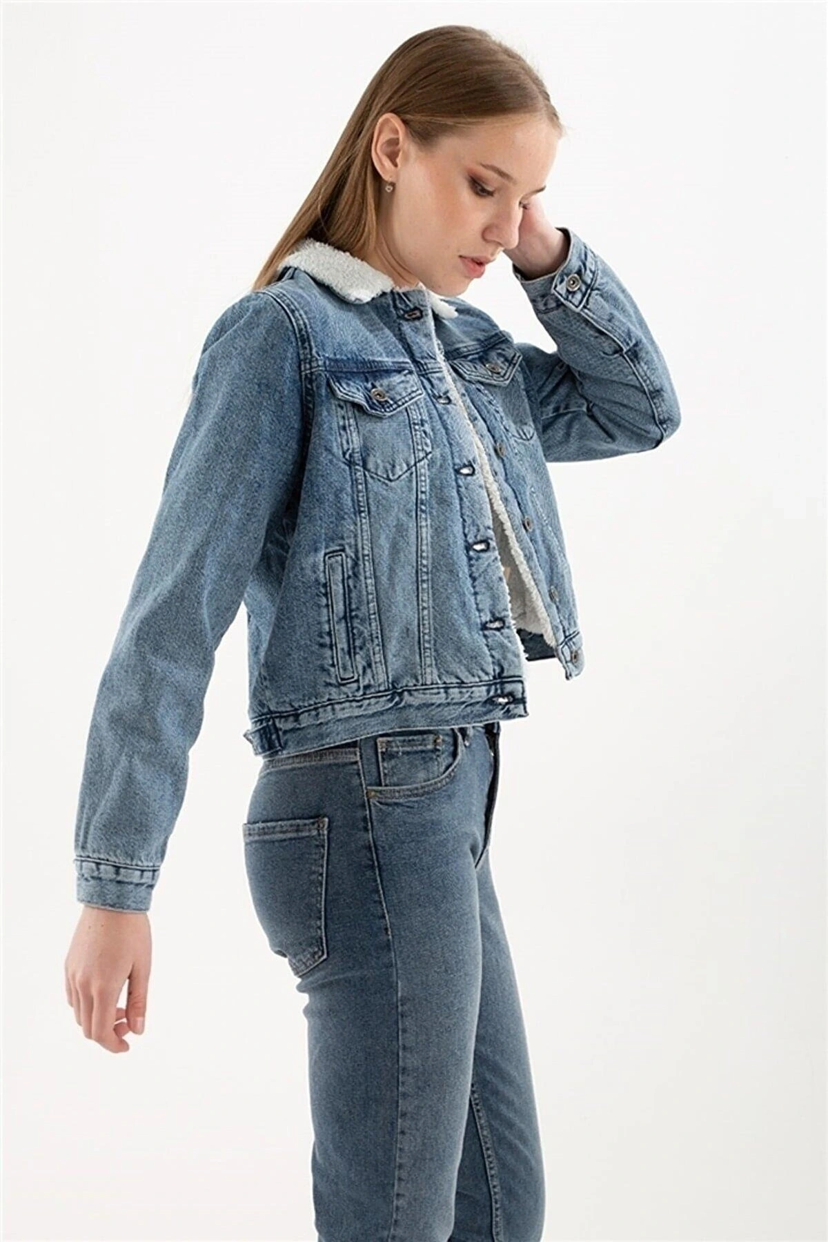 Kadın Jean Mont Mavi