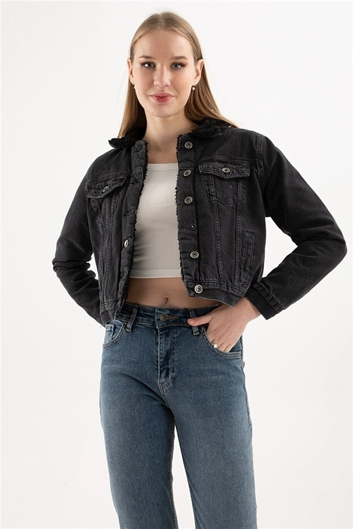 Kadın Jean Mont Siyah