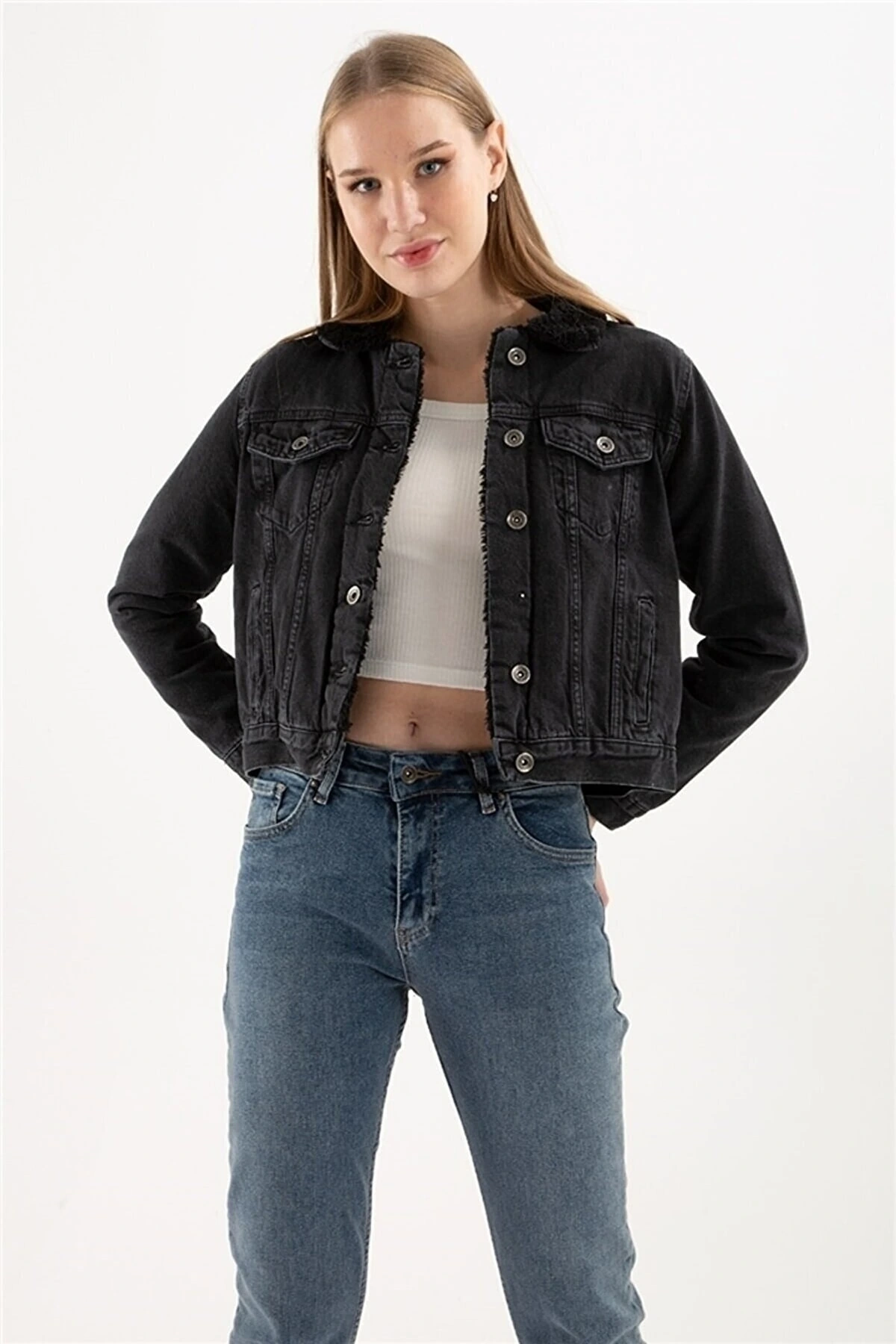 Kadın Jean Mont Siyah