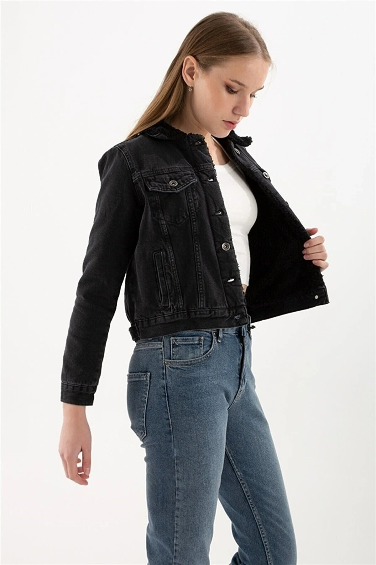 Kadın Jean Mont Siyah
