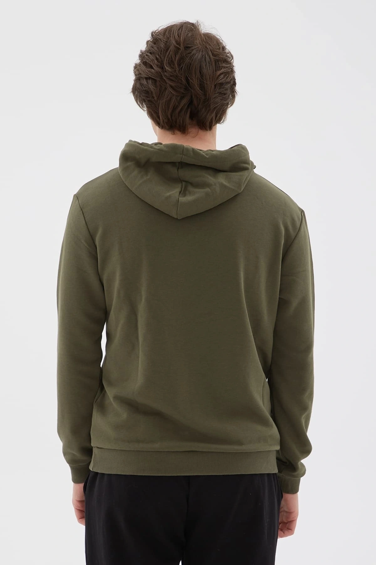 Baskılı Sweatshirt Haki / Khaki